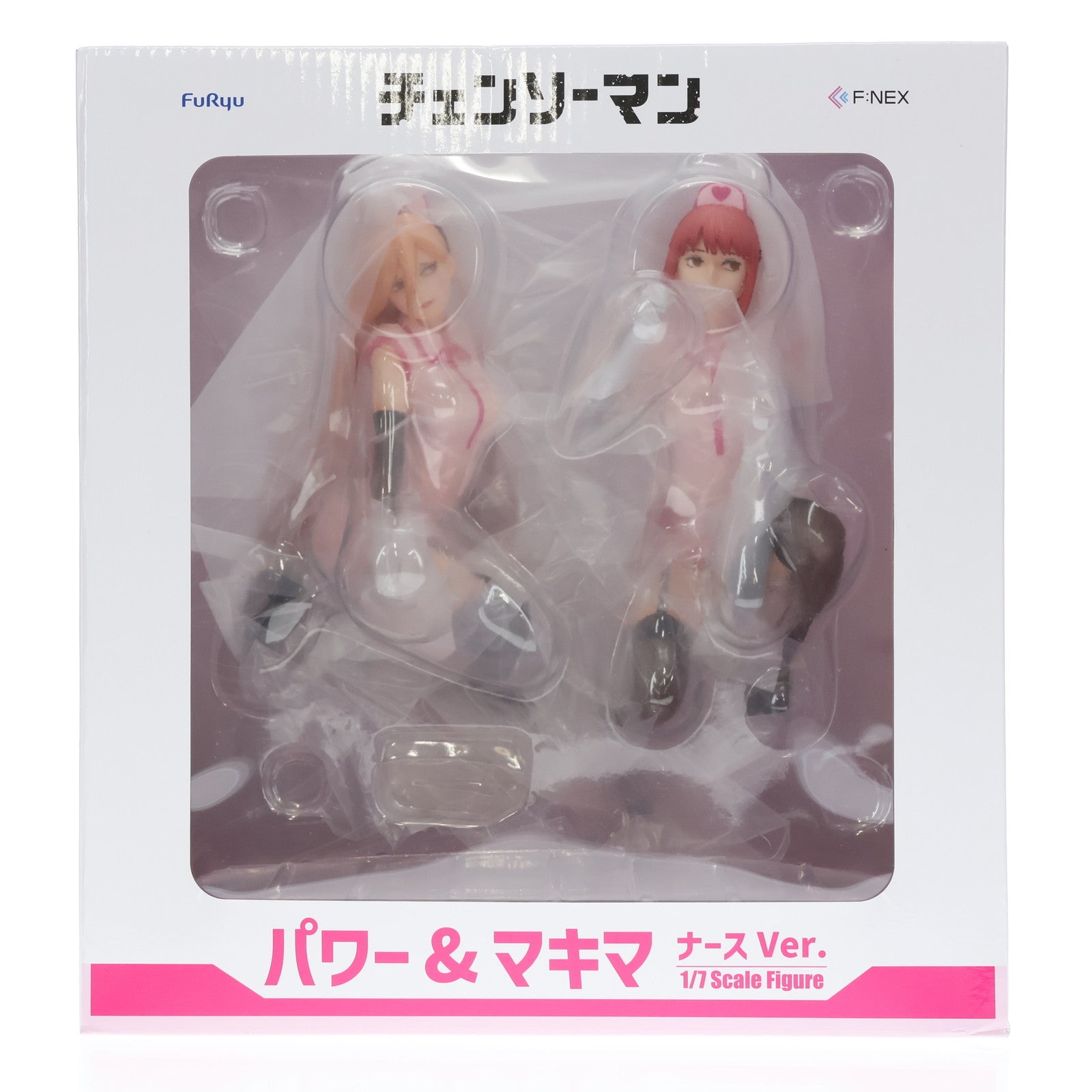 【中古即納】[FIG] パワー&マキマ ナースVer. チェンソーマン 1/7 完成品 フィギュア(AMU-FNX0928) MAPPA(マッパ)(20240216)