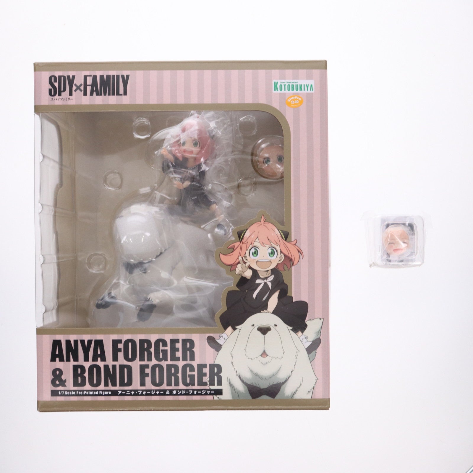 【中古即納】[FIG] コトブキヤショップ限定特典付属 アーニャ・フォージャー&ボンド・フォージャー SPY×FAMILY(スパイファミリー) 1/7 完成品 フィギュア(PV063) コトブキヤ(20230630)
