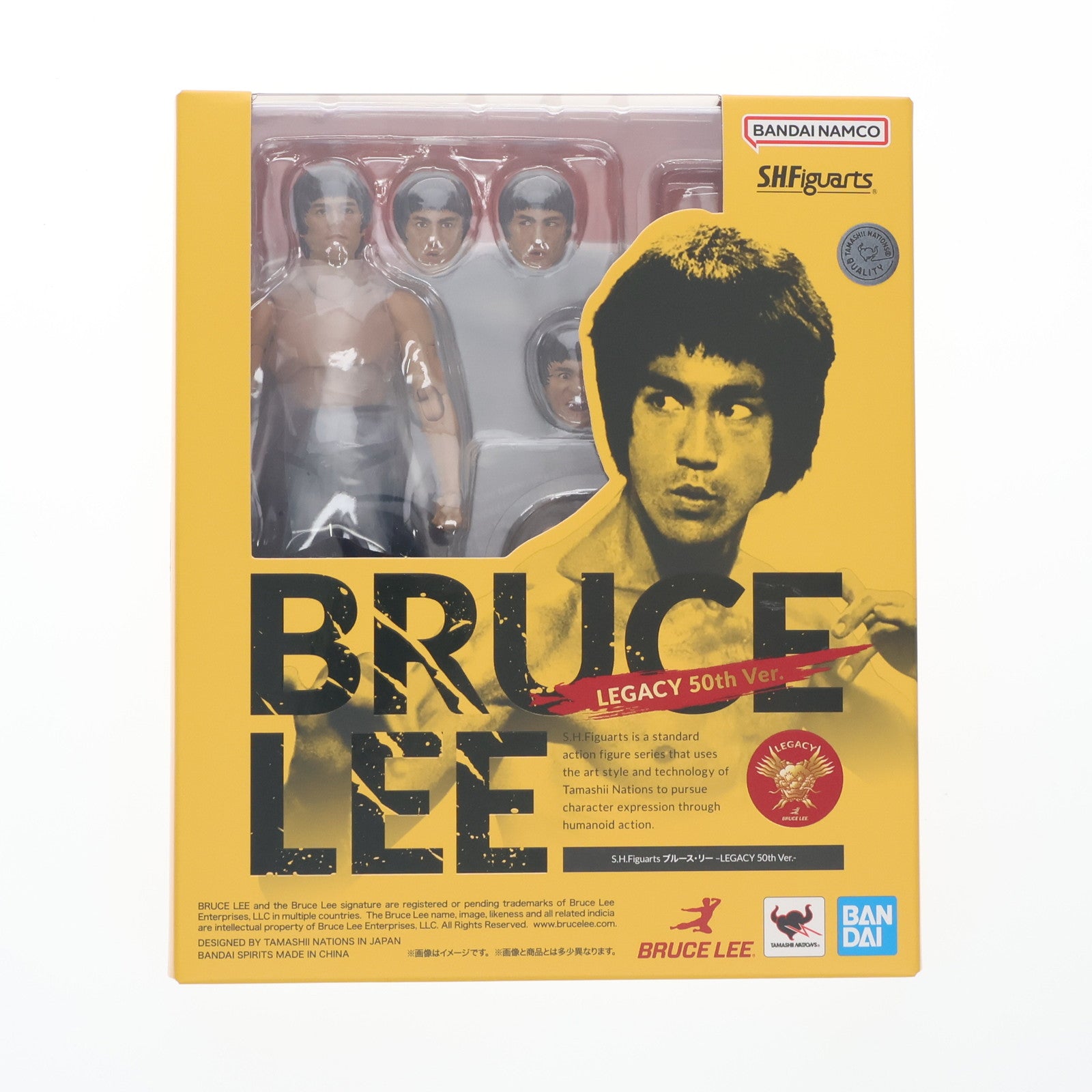 【中古即納】[FIG] S.H.Figuarts(フィギュアーツ) ブルース・リー -LEGACY 50th Ver.- BRUCE LEE 完成品 可動フィギュア バンダイスピリッツ(20231228)