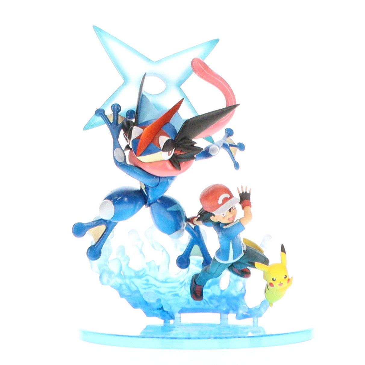 【中古即納】[FIG] G.E.M.シリーズ サトシ&ピカチュウ&サトシゲッコウガ ポケットモンスター 完成品 フィギュア メガハウス(20171129)