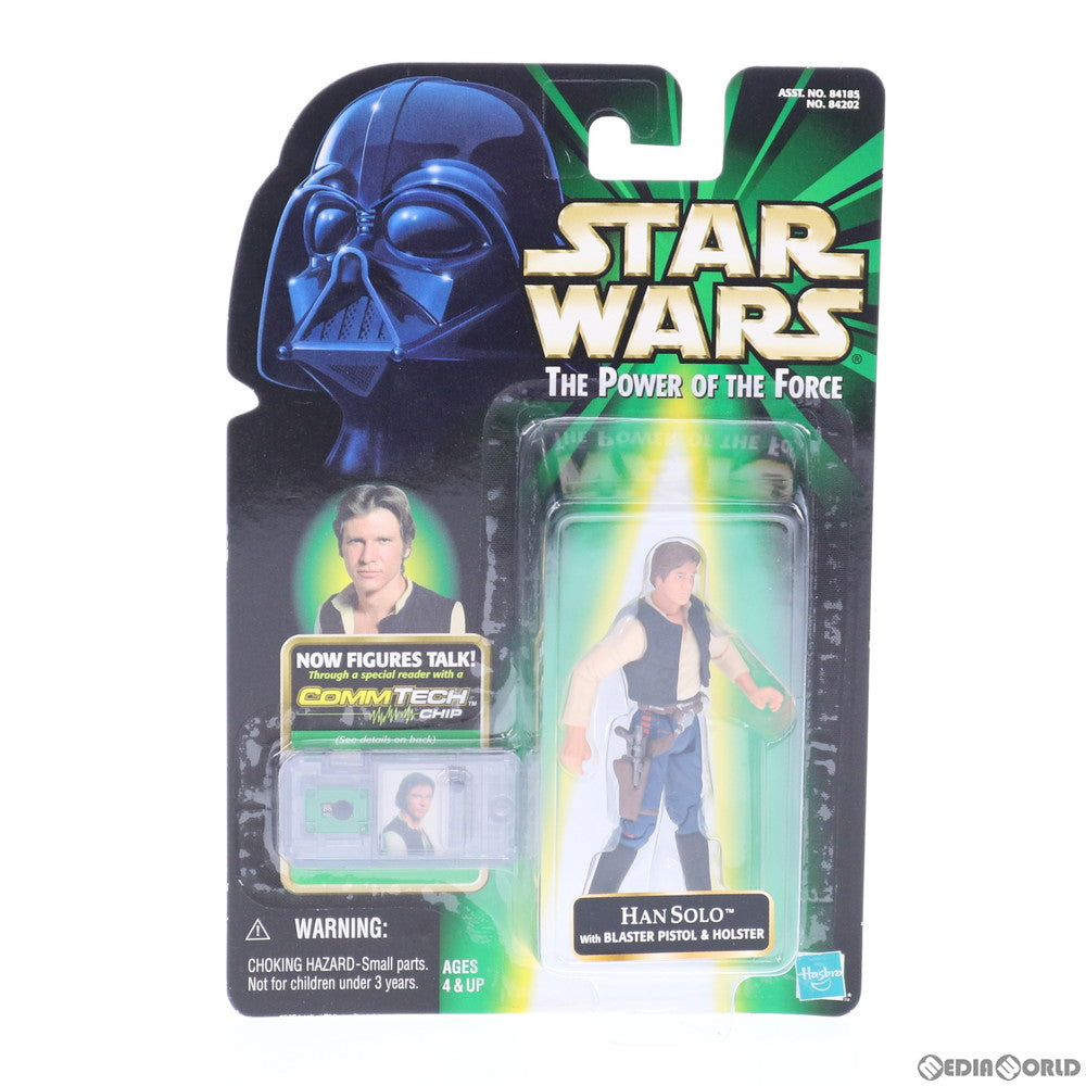 【中古即納】[FIG] The Power of The Force ハン・ソロ withブラスター・ピストル&ホルスター STAR WARS(スター・ウォーズ) エピソード4/新たなる希望 完成品 可動フィギュア(84202) ハズブロ(19991231)