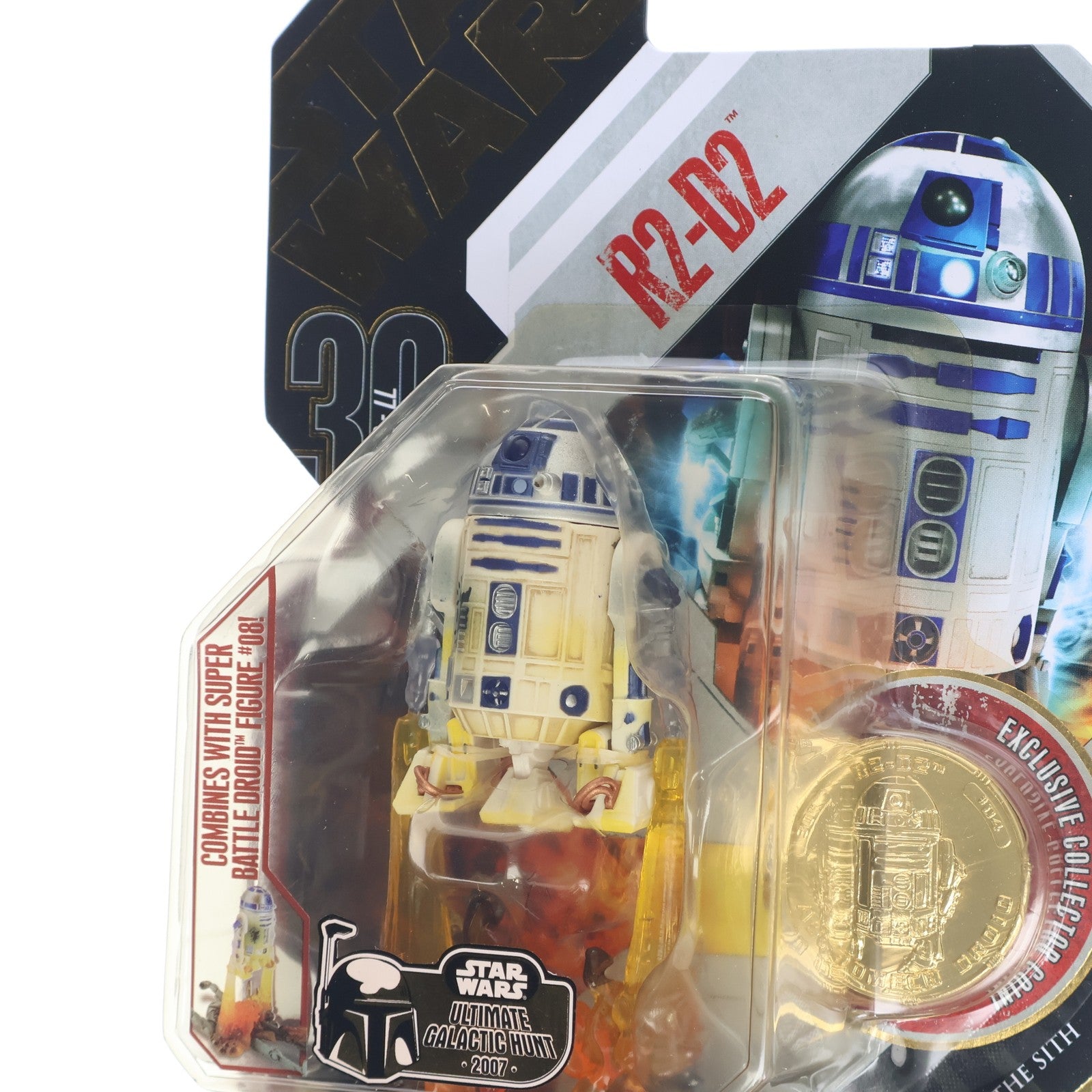 【中古即納】[FIG] スター・ウォーズ 30周年記念ベーシックフィギュア R2-D2 セレモニーバージョン STAR WARS エピソード3/シスの復讐 完成品 可動フィギュア トミーダイレクト(19991231)