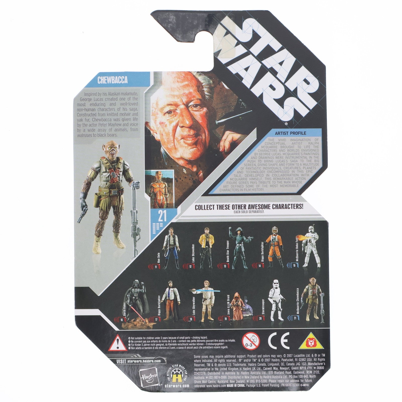 【中古即納】[FIG] スター・ウォーズ 30周年記念 ベーシックフィギュア マクォーリー コンセプト チューバッカ STAR WARS 完成品 可動フィギュア(87280) トミーダイレクト(20071231)