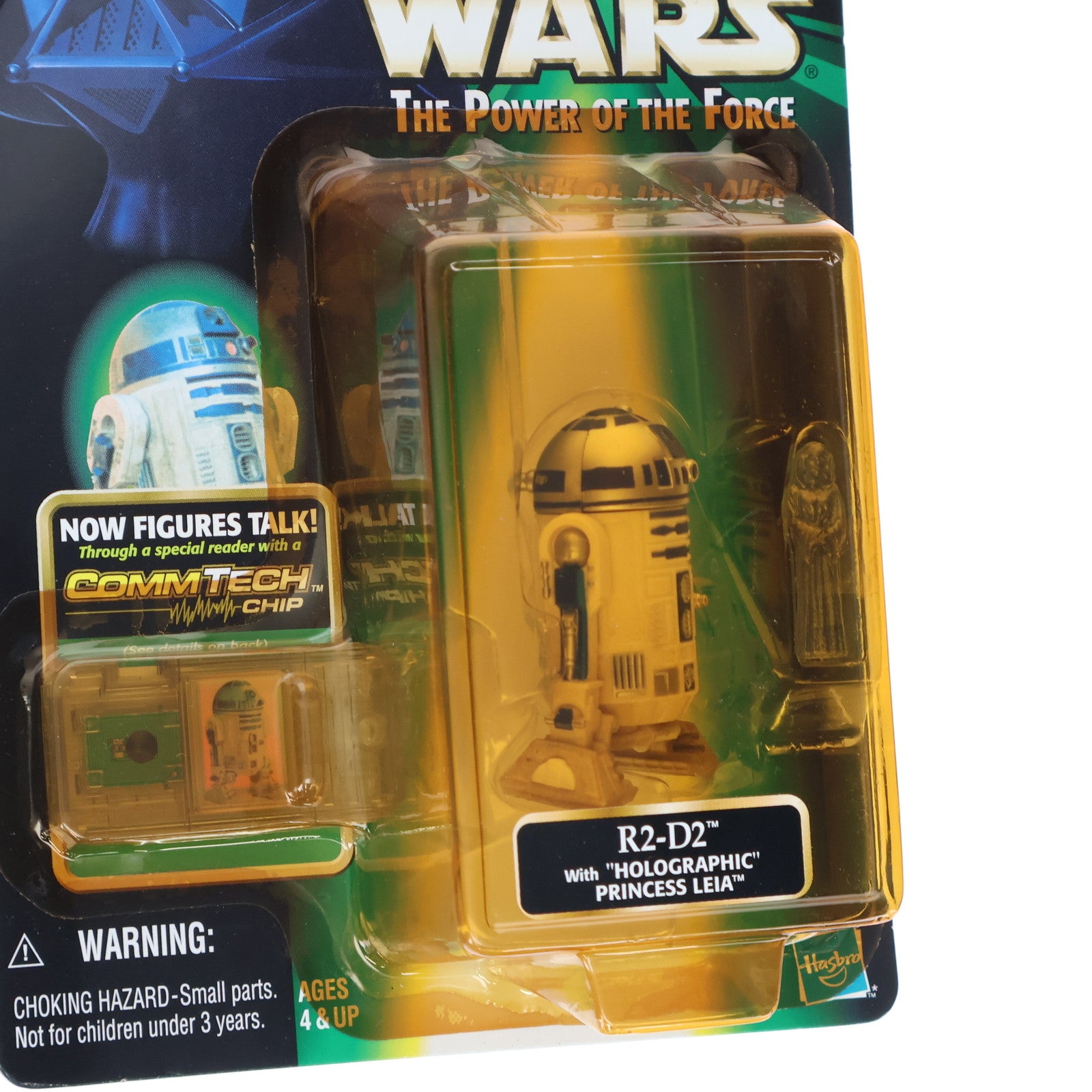 【中古即納】[FIG] スター・ウォーズ パワー・オブ・ザ・フォース コムテックベーシックフィギュア R2-D2 with ホログラフィック レイア STAR WARS 完成品 可動フィギュア トミーダイレクト(19991231)