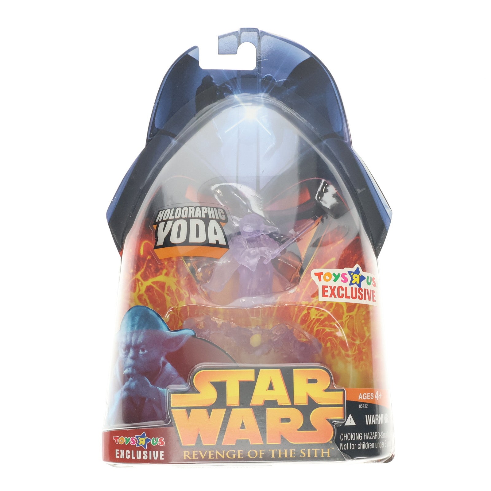 【中古即納】[FIG] トイザらス限定 スター・ウォーズ ベーシックフィギュア ホログラフィック ヨーダ STAR WARS エピソード3/シスの復讐 完成品 フィギュア ハズブロ(19991231)