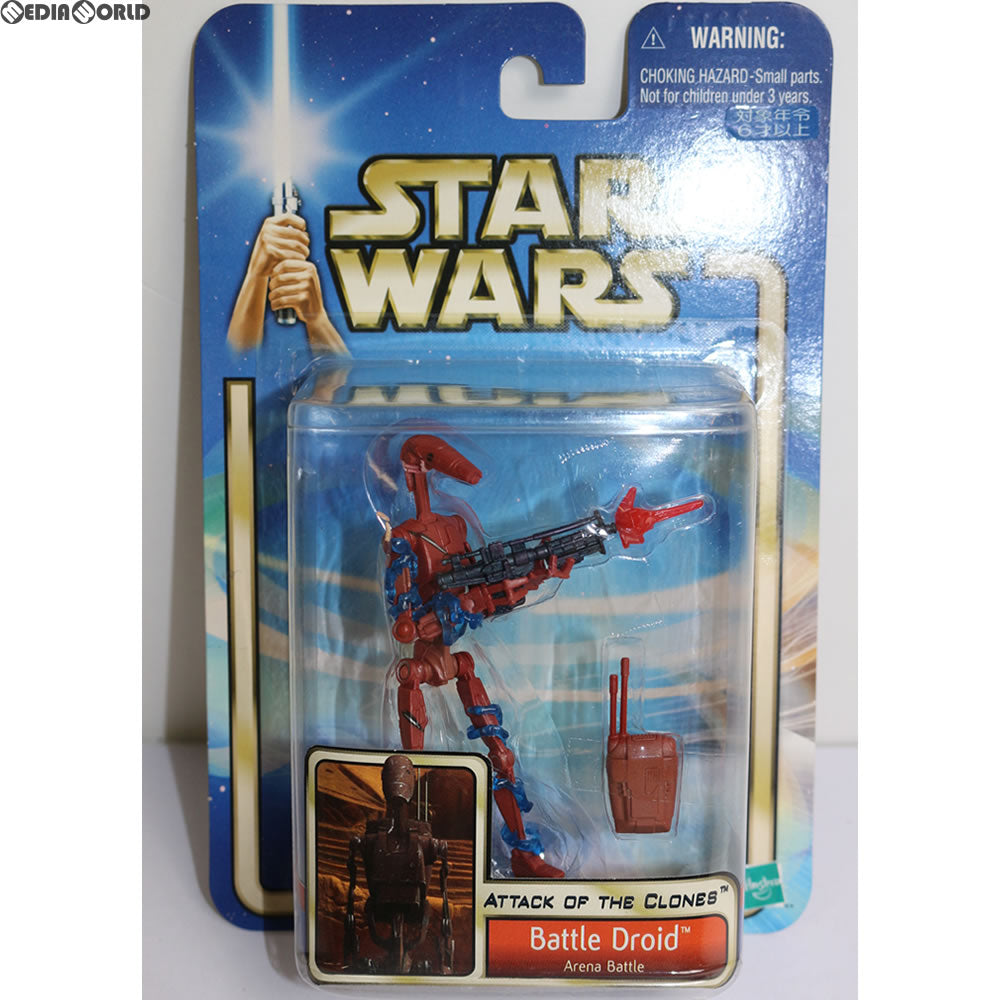 【中古即納】[FIG] スター・ウォーズ ベーシックフィギュア バトル・ドロイド(レッド) STAR WARS エピソード2/クローンの攻撃 完成品 可動フィギュア(84865) トミー(20021231)