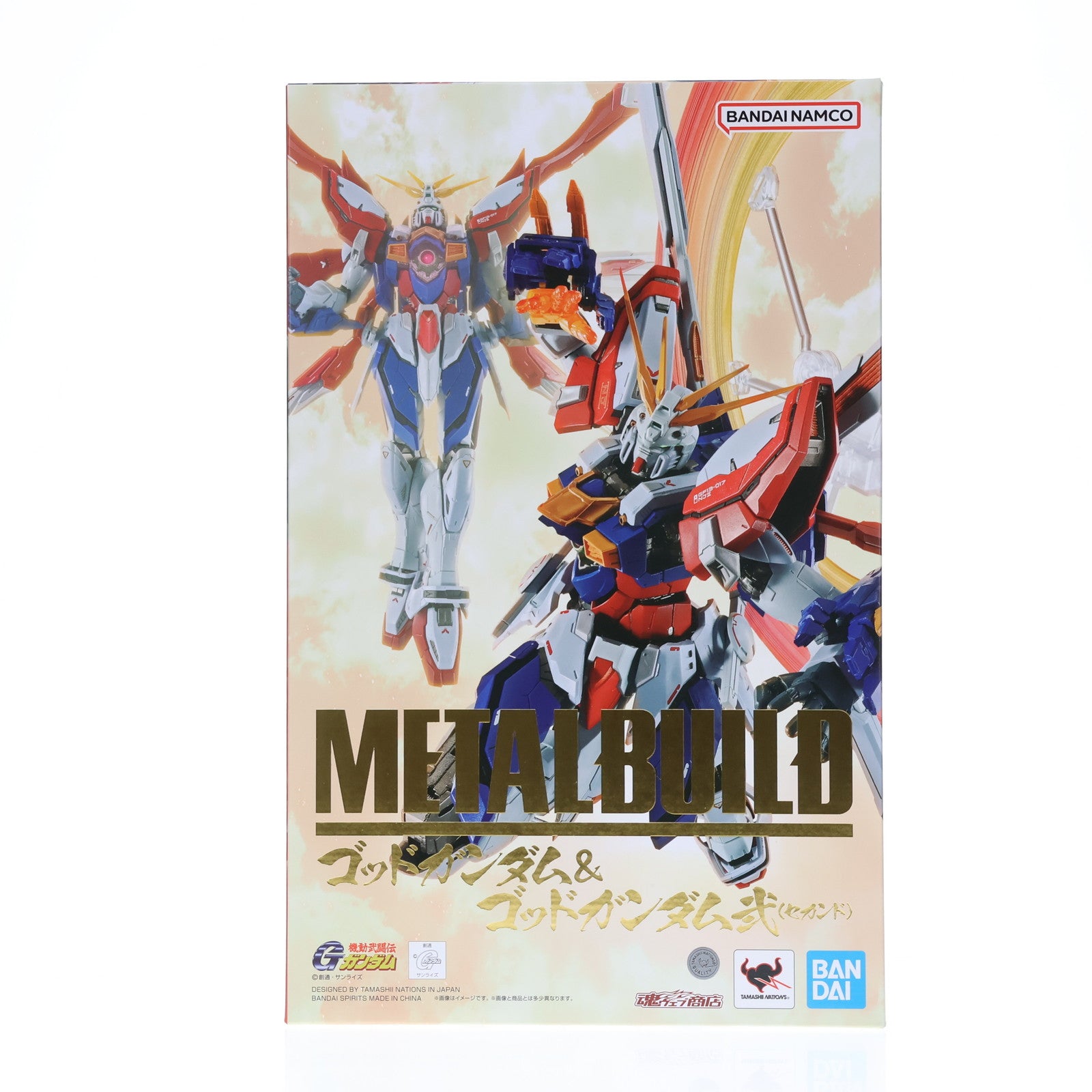 【中古即納】[FIG] 初期不良未対応 魂ウェブ商店限定 METAL BUILD ゴッドガンダム&ゴッドガンダム弐(セカンド) 機動武闘伝Gガンダム 完成品 可動フィギュア バンダイスピリッツ(20250825)