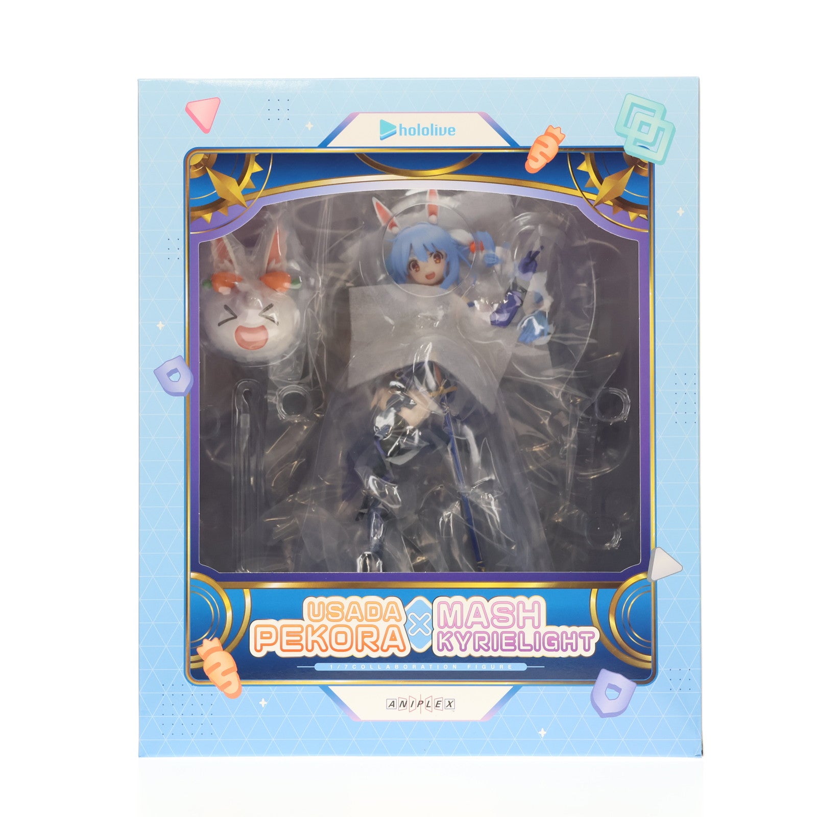 【中古即納】[FIG] 兎田ぺこら(うさだぺこら) × マシュ・キリエライト ホロライブプロダクション×Fate/Grand Order(フェイト/グランドオーダー) 1/7 完成品 フィギュア(MD23-0446001) アニプレックス(20250829)