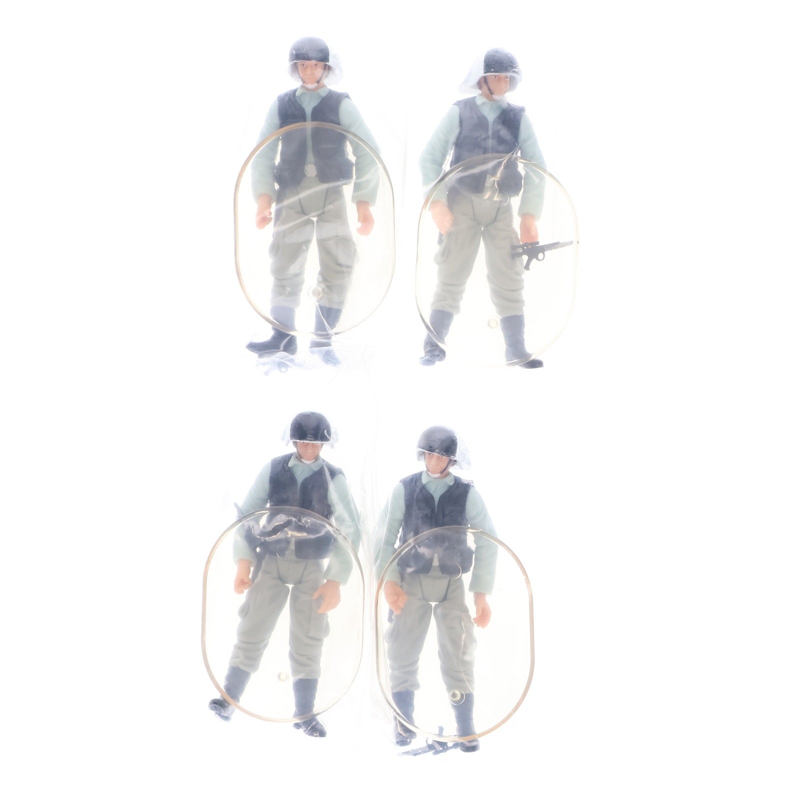 【中古即納】[FIG] STAR WARS(スター・ウォーズ) REBEL TROOPER(反乱軍兵士) BUILDERS SET(4体セット) 完成品 可動フィギュア ハズブロ(19991231)