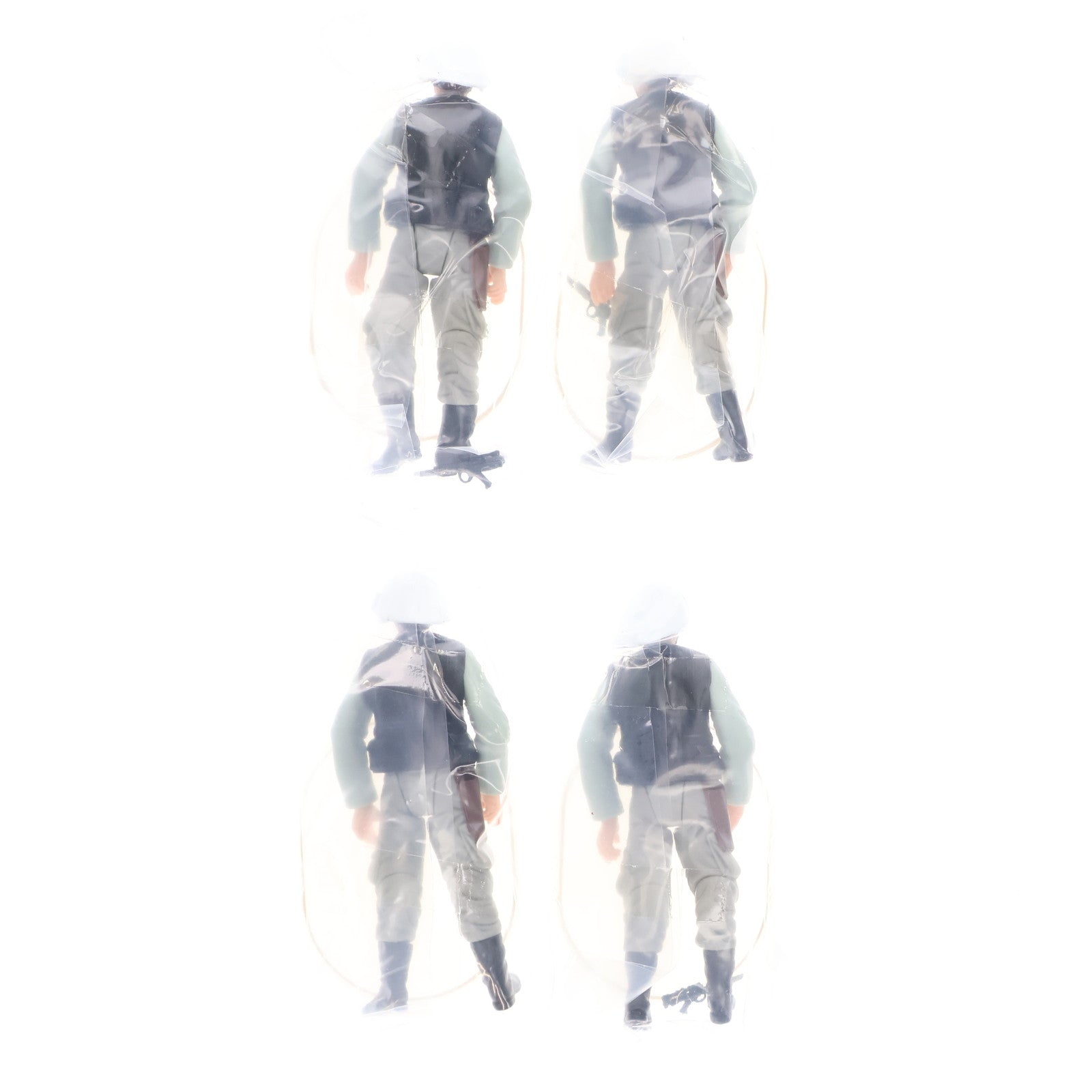 【中古即納】[FIG] STAR WARS(スター・ウォーズ) REBEL TROOPER(反乱軍兵士) BUILDERS SET(4体セット) 完成品 可動フィギュア ハズブロ(19991231)