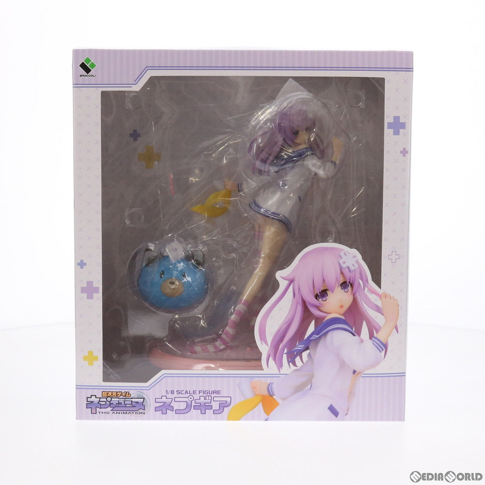 【中古即納】[FIG] ネプギア 寝起き Ver. 超次元ゲイム ネプテューヌ 1/8 完成品 フィギュア ブロッコリー(20210729)