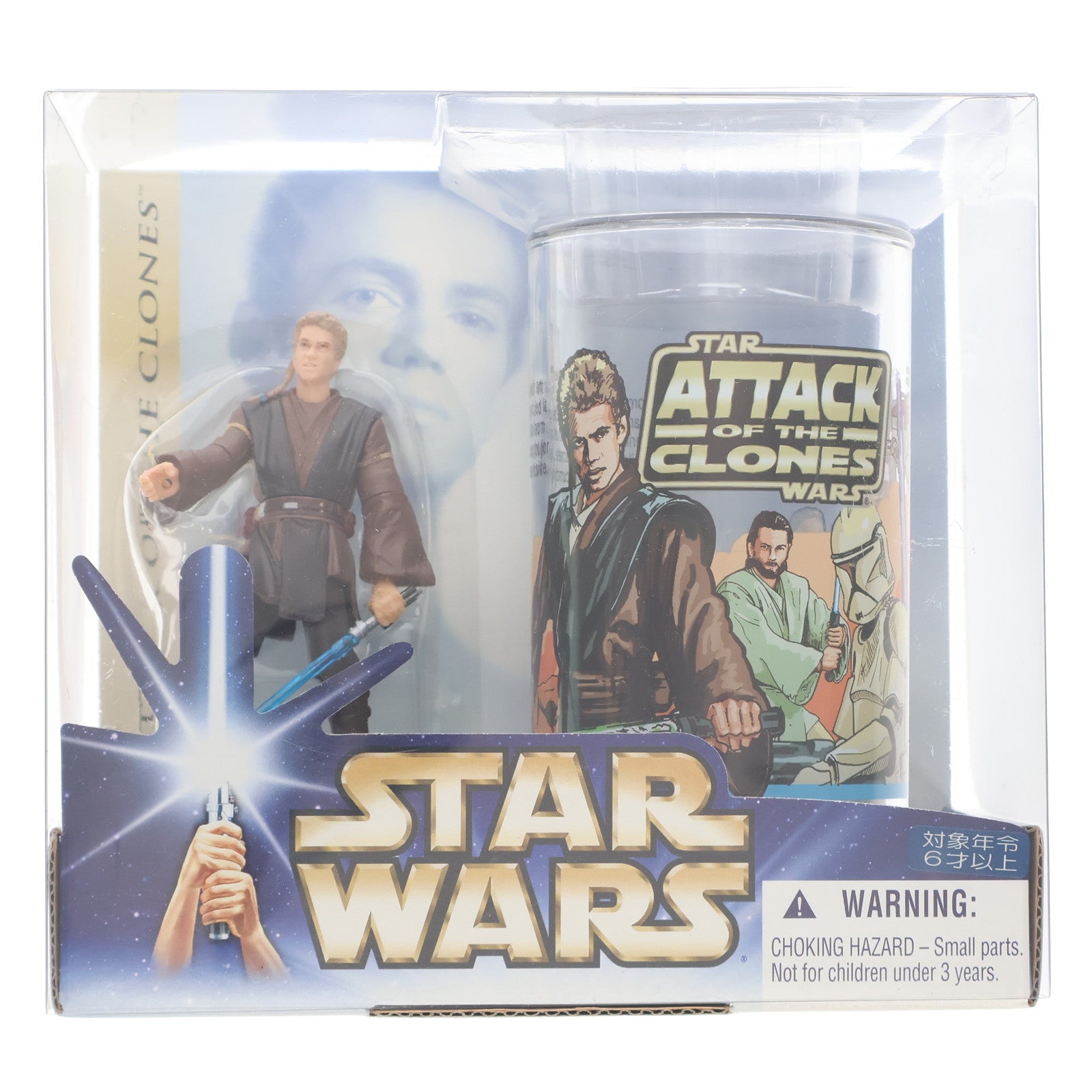 【中古即納】[FIG] アナキン・スカイウォーカーwithカップ STAR WARS(スター・ウォーズ) エピソード2/クローンの攻撃 完成品 可動フィギュア ハズブロ(19991231)