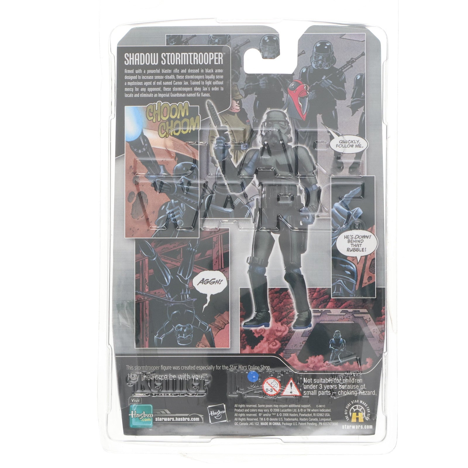 【中古即納】[FIG] スター・ウォーズ サーガ ベーシックフィギュア シャドウ・ストームトルーパー STAR WARS 完成品 フィギュア(87140) トミーダイレクト(20061231)