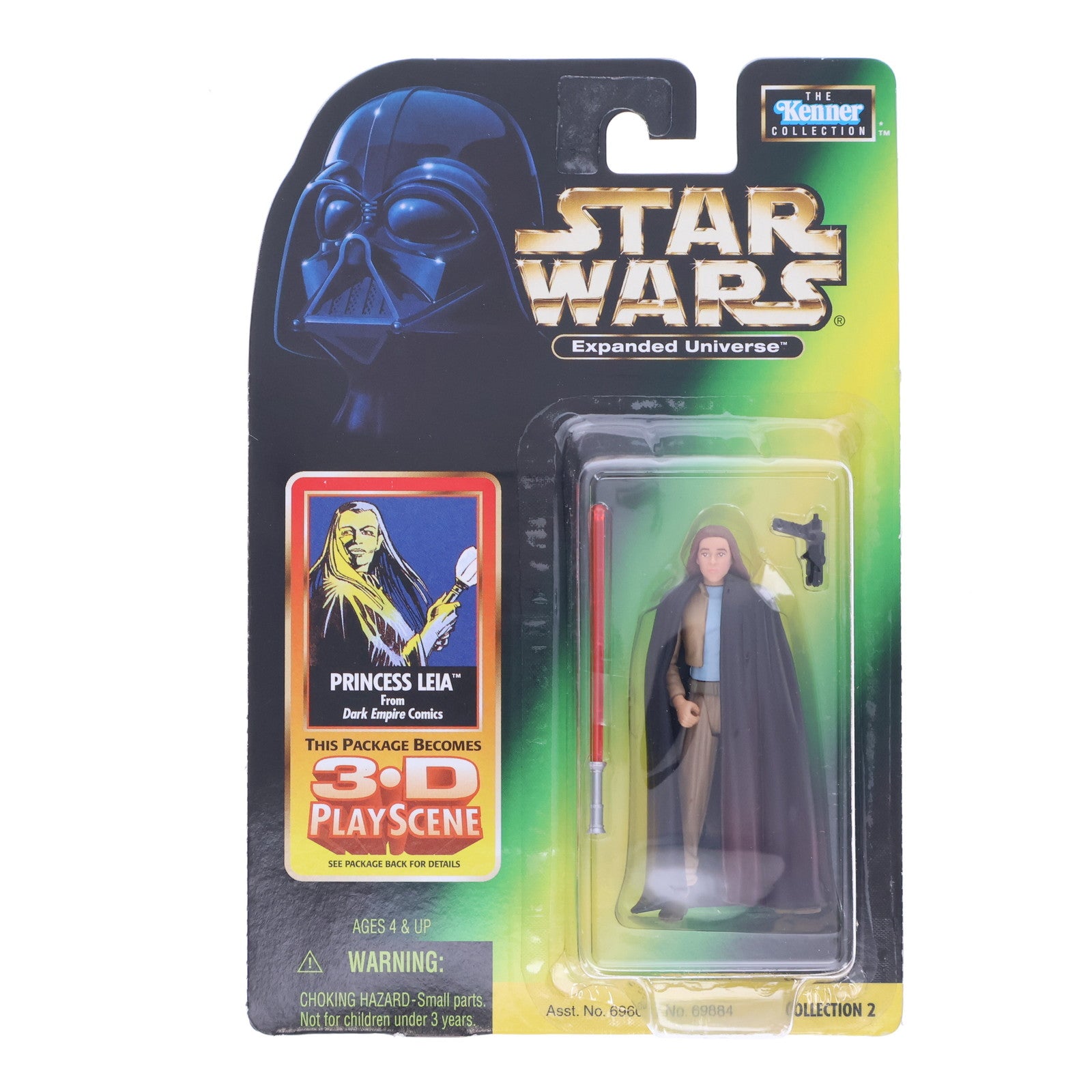 【中古即納】[FIG] Expanded Universe スター・ウォーズ ベーシックフィギュア レイア イン ブラック クローク STAR WARS 完成品 可動フィギュア(69884) ハズブロ(19981231)