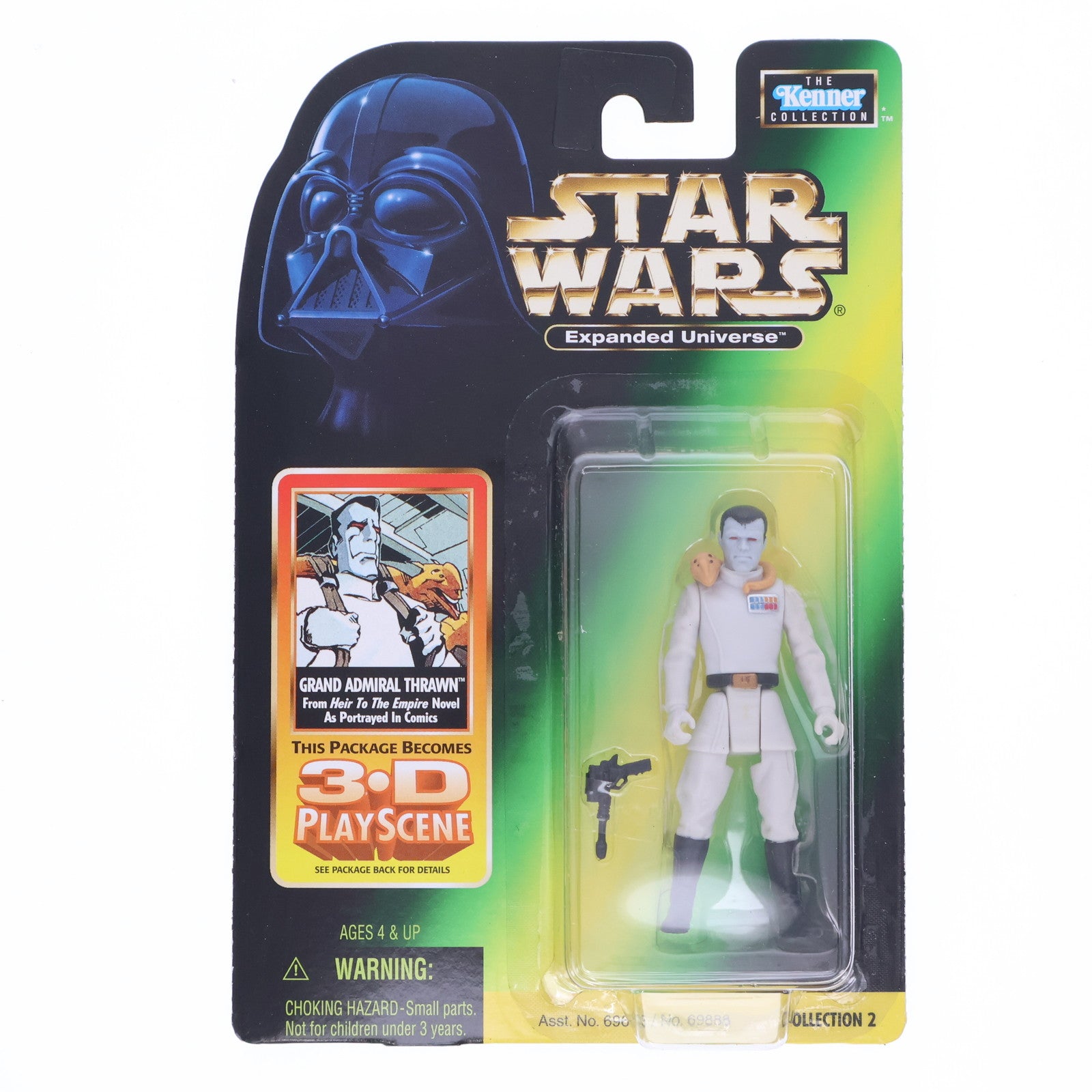 【中古即納】[FIG] Expanded Universe スター・ウォーズ ベーシックフィギュア グランド アドミラル スローン STAR WARS(スター・ウォーズ) 完成品 可動フィギュア(69888) ハズブロ(19981231)