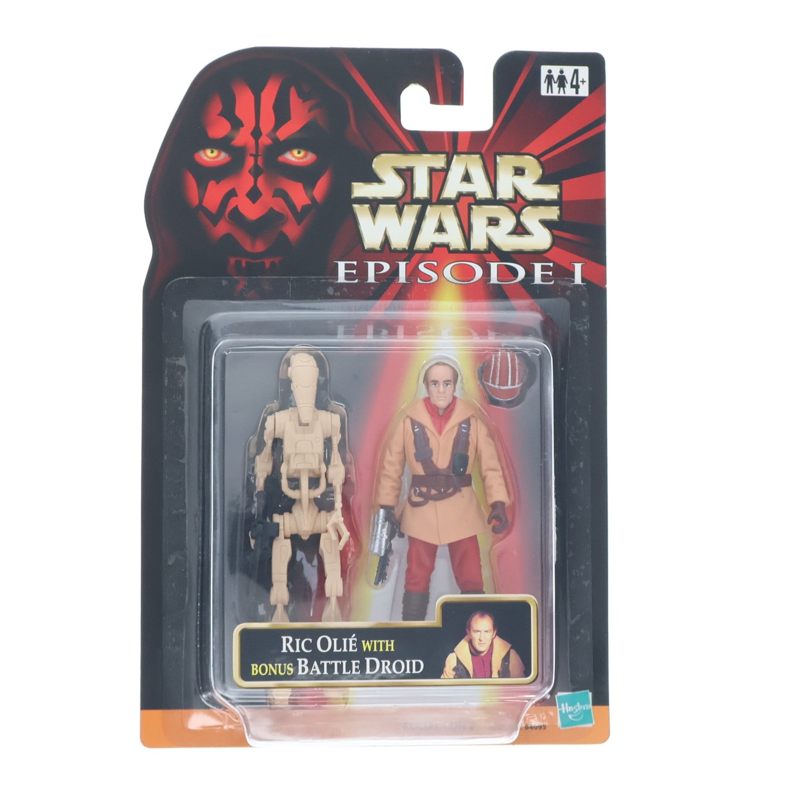 【中古即納】[FIG] (単品) スター・ウォーズ ベーシックフィギュア コレクション1 RIC OLIE WITH BONUS BATTLE DROID(リック・オリー WITH バトル・ドロイド) STAR WARS(スター・ウォーズ) エピソード1/ファントム・メナス 完成品 可動フィギュア(84095) ハズブロ(19991231)