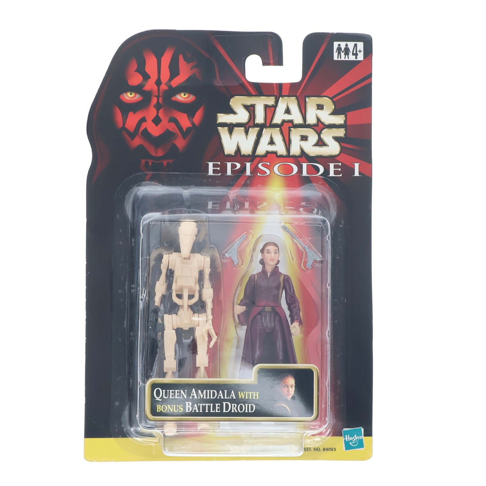 【中古即納】[FIG] スター・ウォーズ ベーシックフィギュア クイーン・アミダラ with ボーナス バトル・ドロイド STAR WARS(スター・ウォーズ) エピソード1/ファントム・メナス 完成品 可動フィギュア ハズブロ(20230630)