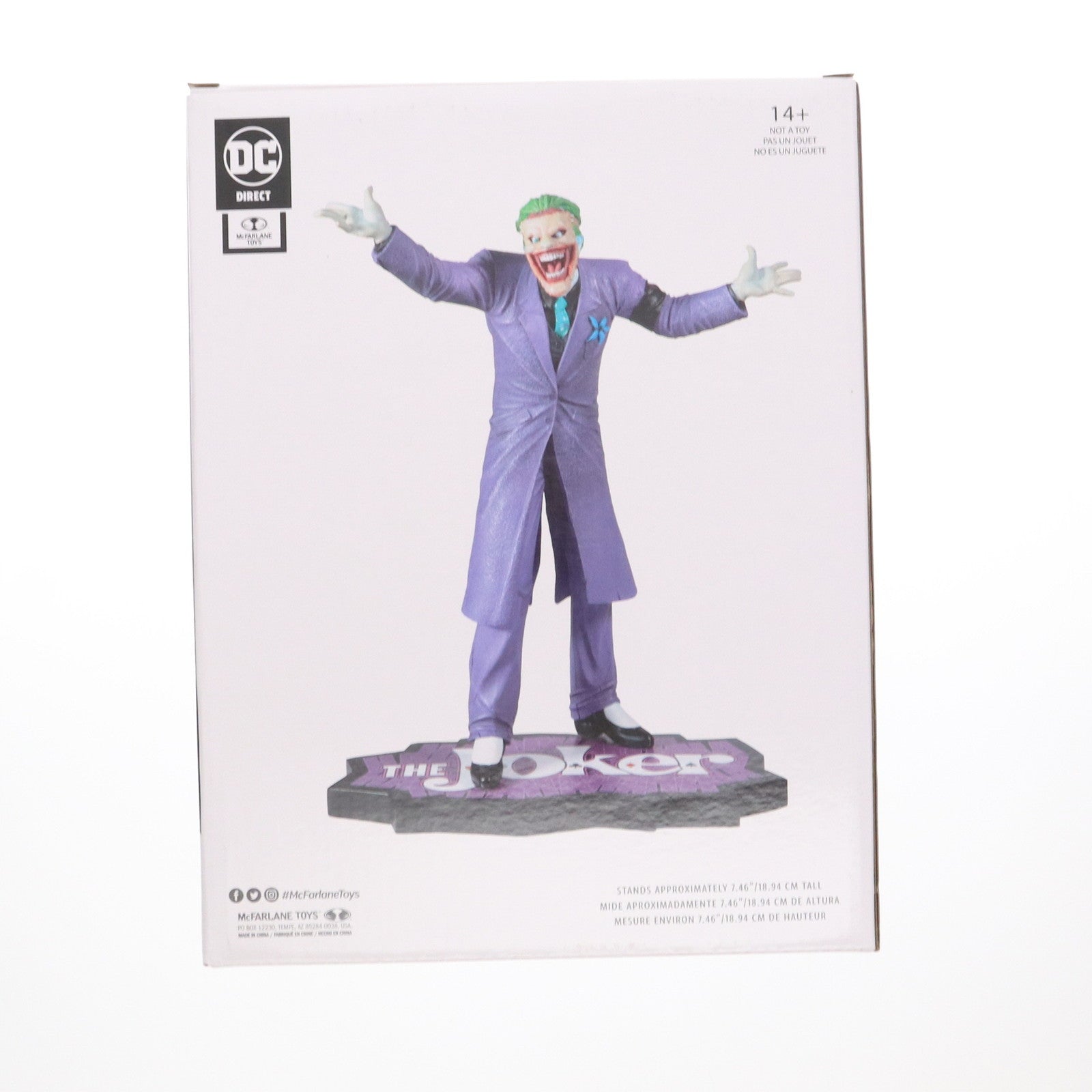 【中古即納】[FIG] DCダイレクト ジョーカー:パープル・クレイズ ジョーカー by グレッグ・カプロ [コミック/Batman: Death of the Family] 1/10 完成品 フィギュア マクファーレントイズ(20220831)