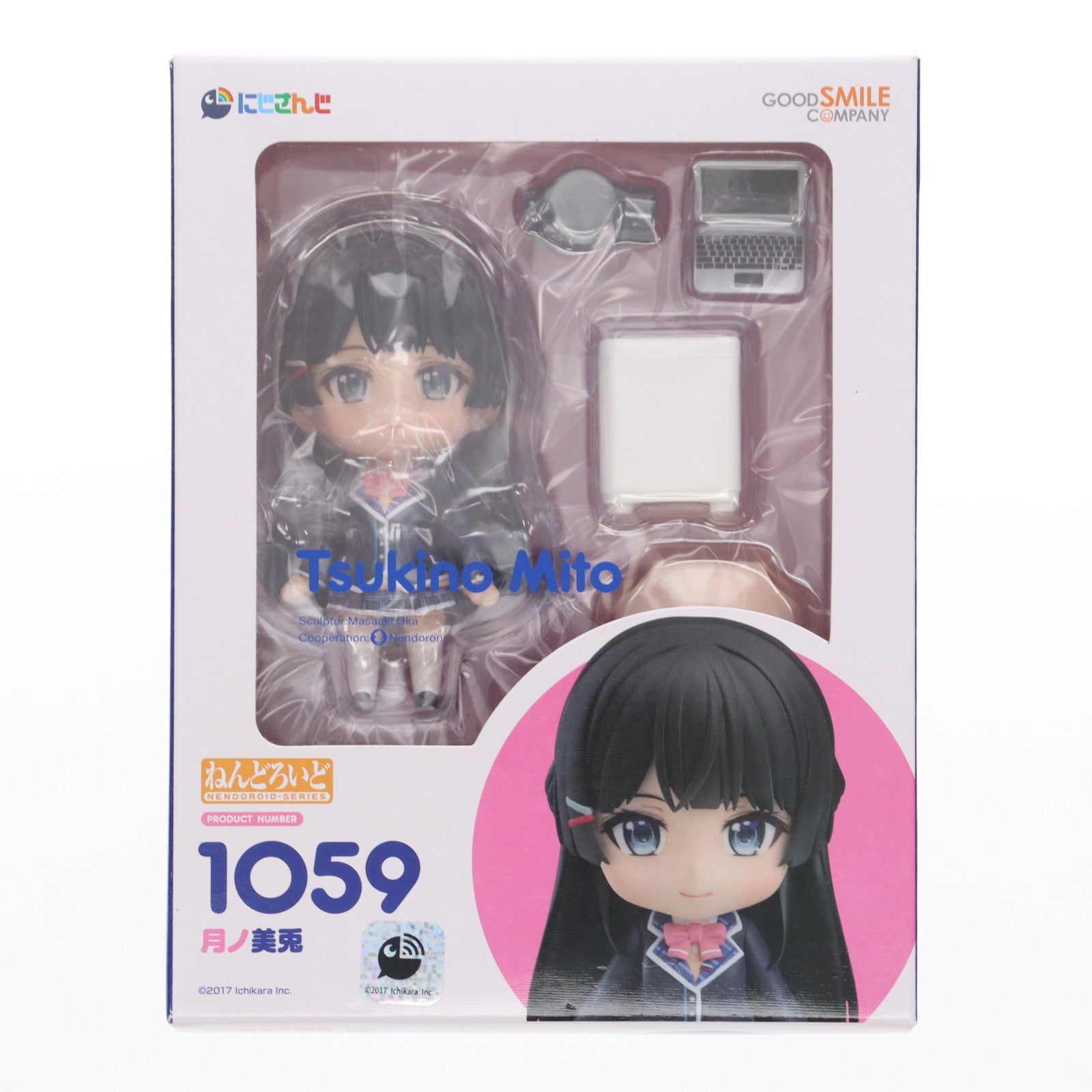 【中古即納】[FIG] ねんどろいど 1059 月ノ美兎(つきのみと) 完成品 可動フィギュア グッドスマイルカンパニー(20190608)