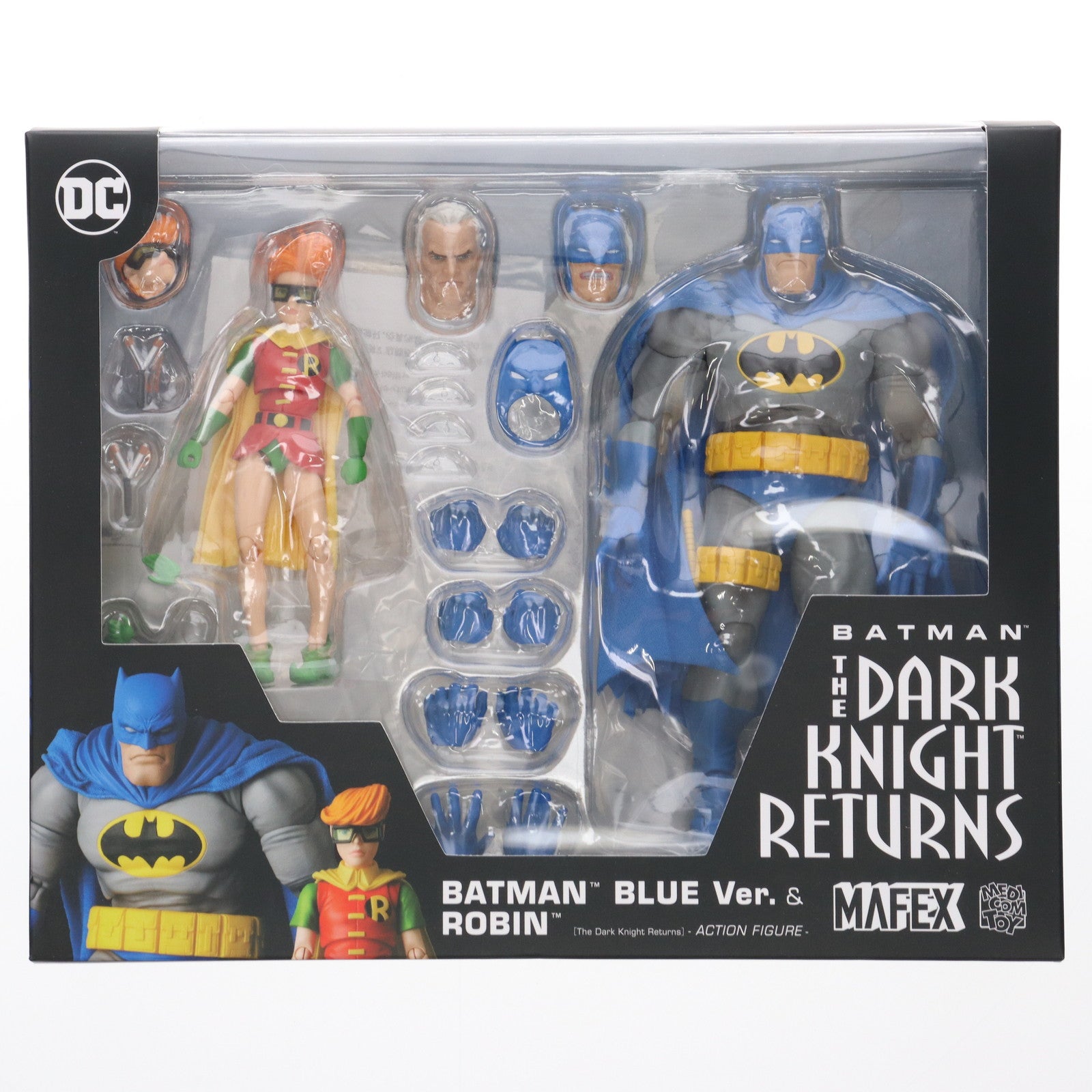 【中古即納】[FIG] マフェックス No.139 MAFEX BATMAN BLUE Ver. & ROBIN(The Dark Knight Returns)(バットマン ブルーVer.&ロビン ダークナイト・リターンズ) 完成品 可動フィギュア メディコム・トイ(20211205)