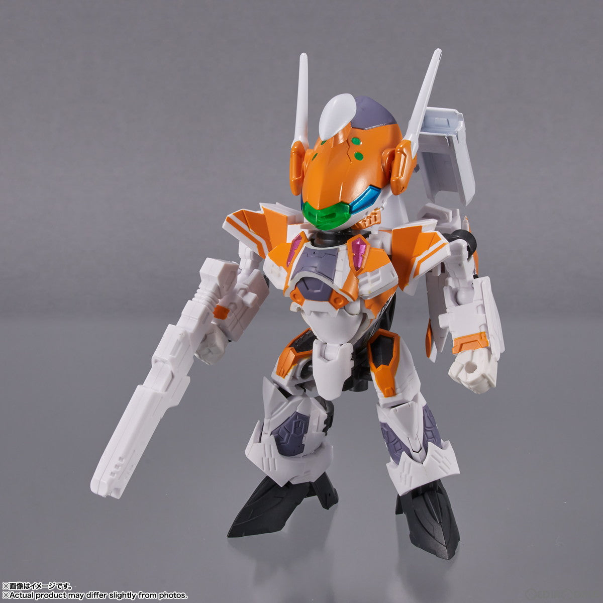 【中古即納】[FIG] TINY SESSION(タイニーセッション) VF-31E ジークフリード(チャック・マスタング機) with レイナ・プラウラー マクロスΔ(デルタ) 完成品 可動フィギュア バンダイスピリッツ(20230624)