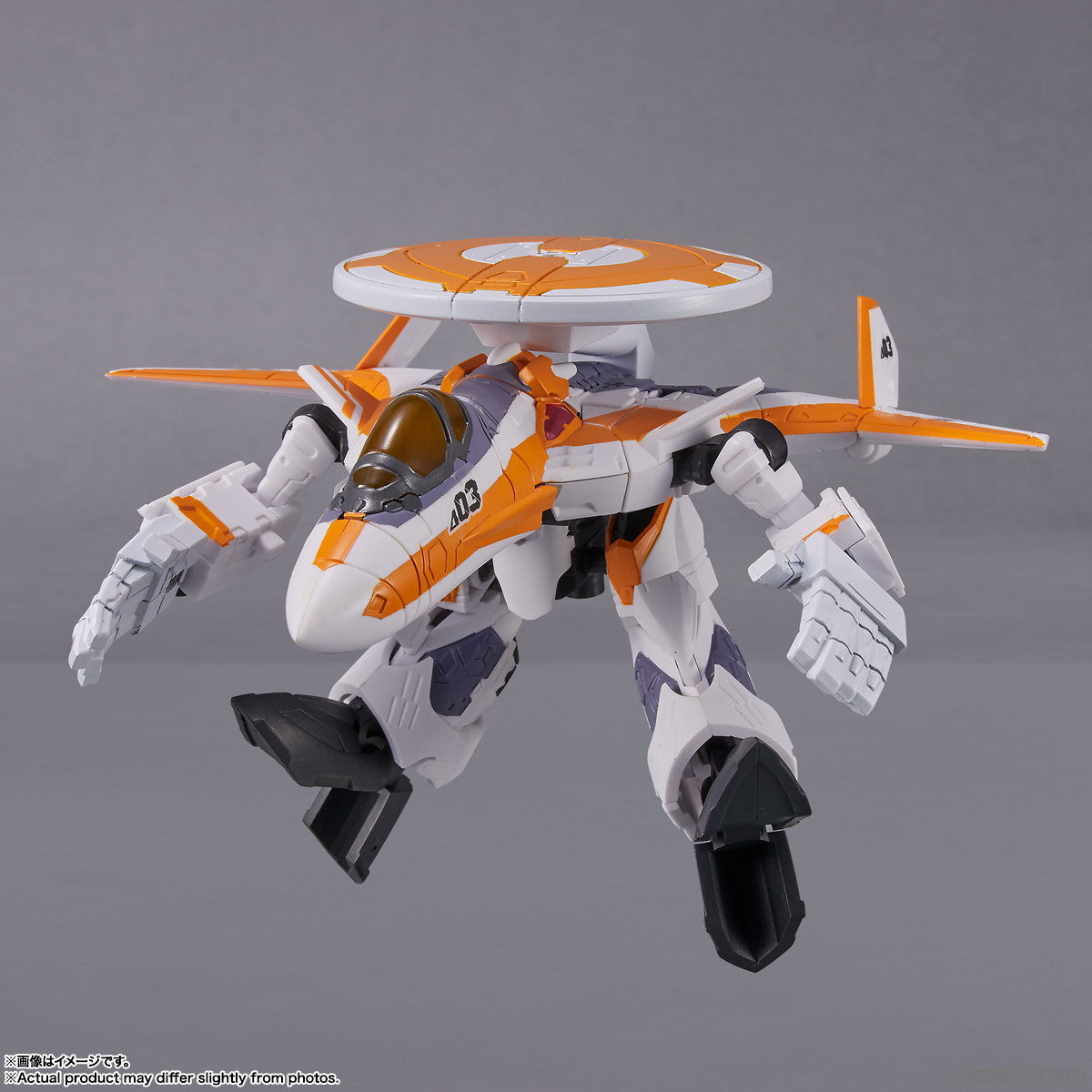 【中古即納】[FIG] TINY SESSION(タイニーセッション) VF-31E ジークフリード(チャック・マスタング機) with レイナ・プラウラー マクロスΔ(デルタ) 完成品 可動フィギュア バンダイスピリッツ(20230624)