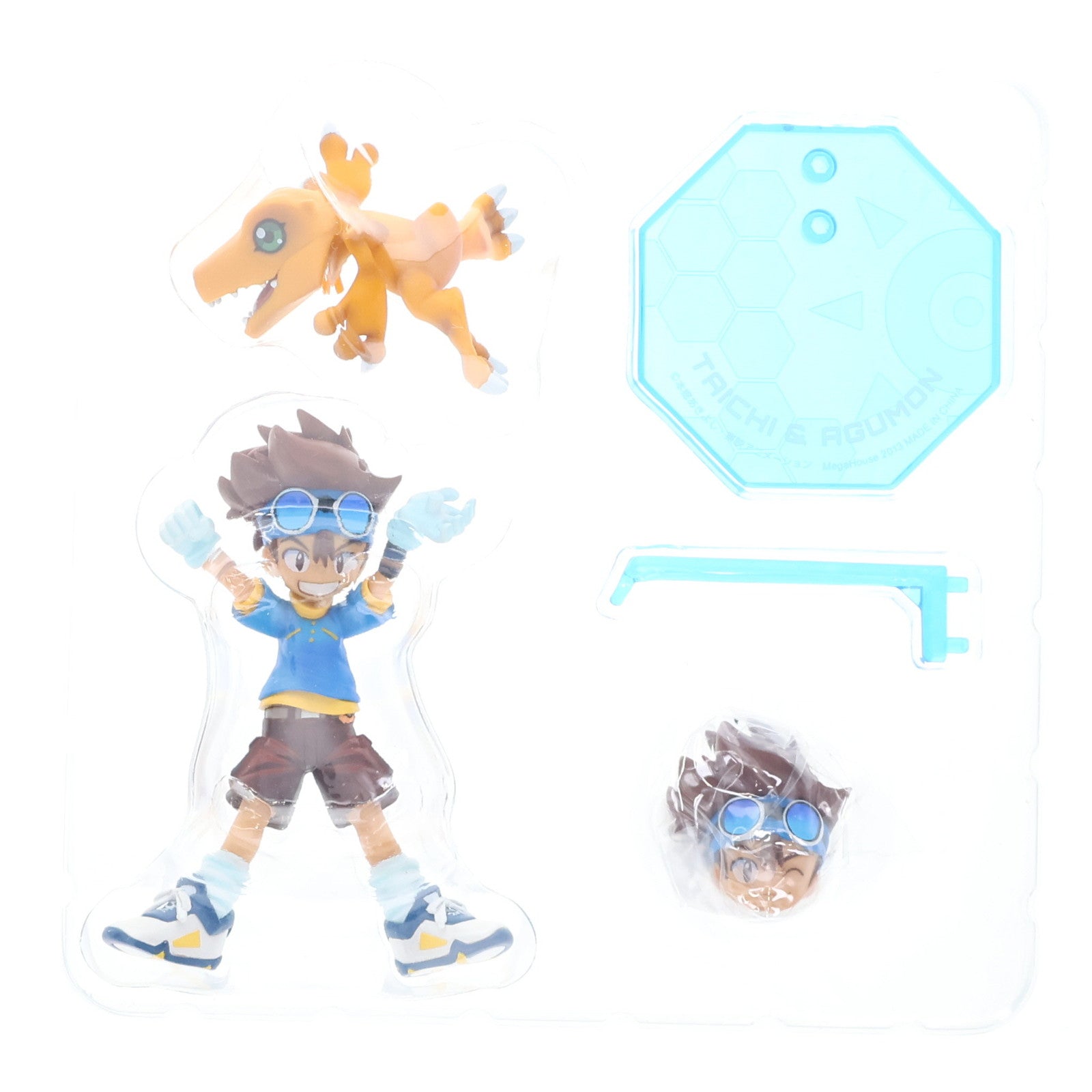 【中古即納】[FIG] (再販) G.E.M.シリーズ 八神太一&アグモン(やがみたいち) デジモンアドベンチャー 1/10 完成品 フィギュア メガハウス(20160123)