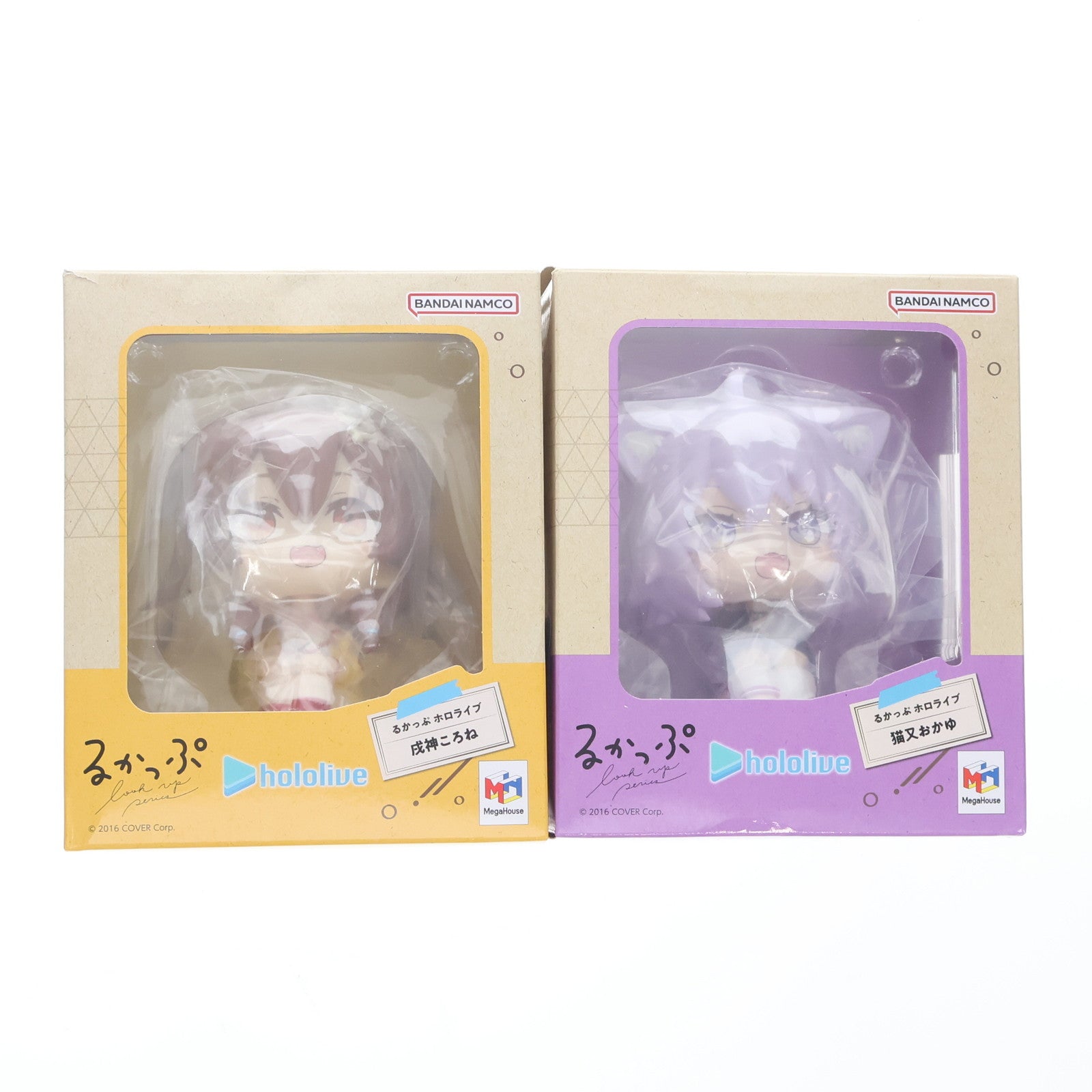 【中古即納】[FIG] プレミアムバンダイ&アニメイト限定特典付属 るかっぷ 猫又おかゆ&戌神ころね(ねこまたおかゆ&いぬがみころね) セット ホロライブプロダクション 完成品 フィギュア メガハウス(20240130)