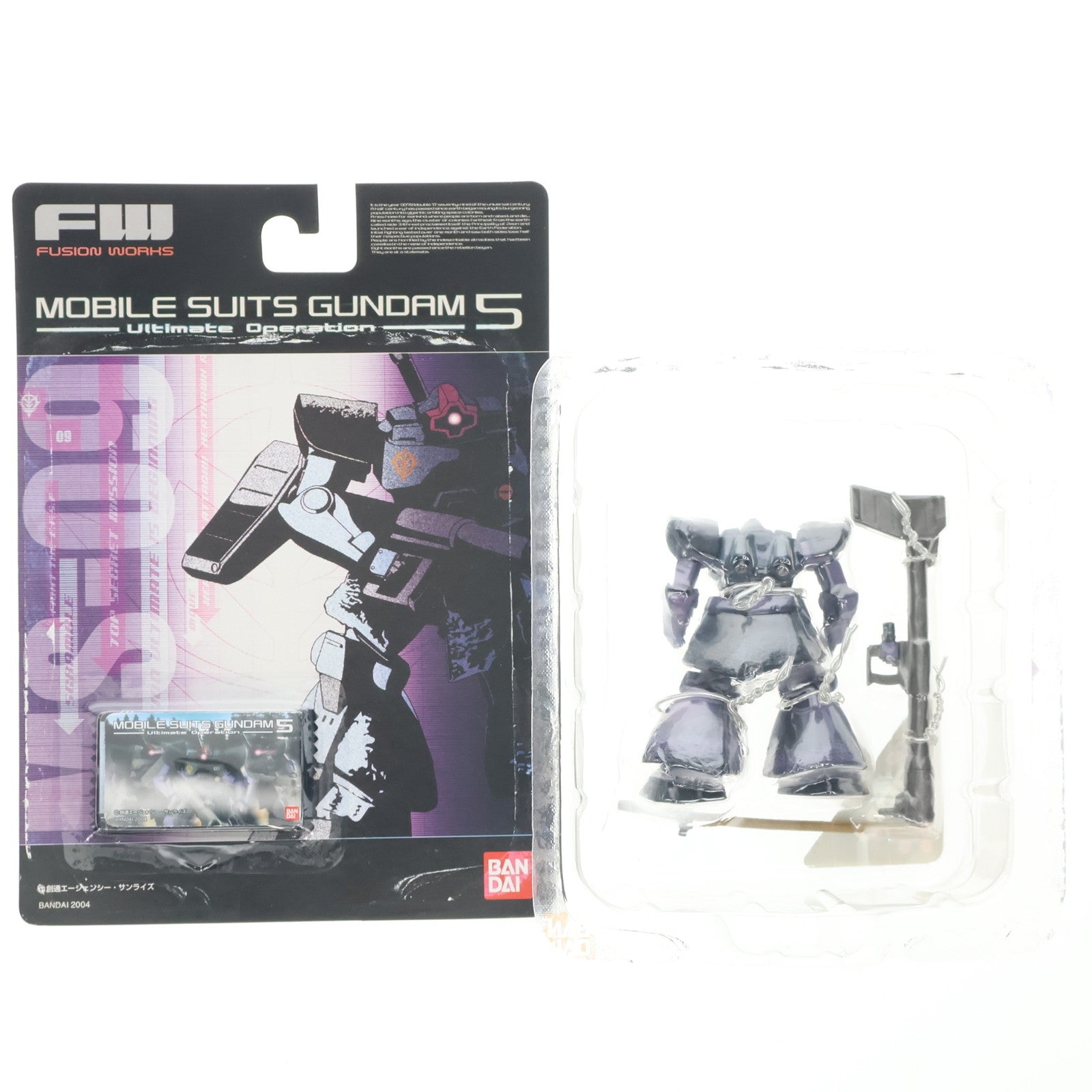 【中古即納】[FIG] (単品)(食玩) MS-09 ドム 機体ナンバー25 FW ガンダムアルティメットオペレーション5 機動戦士ガンダム フィギュア バンダイ(20040315)