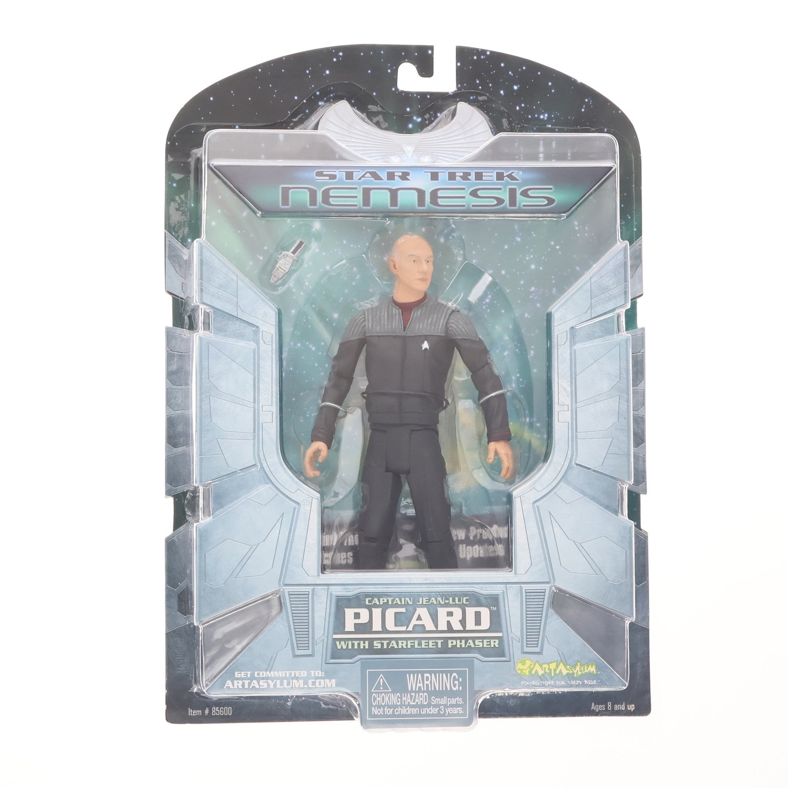 【中古即納】[FIG] 7インチ アクションフィギュア ジャン=リュック・ピカード大佐 with starfleet phaser ネメシス/S.T.X 完成品 可動フィギュア(85600) Art Asylum(アートアサイラム)(19991231)