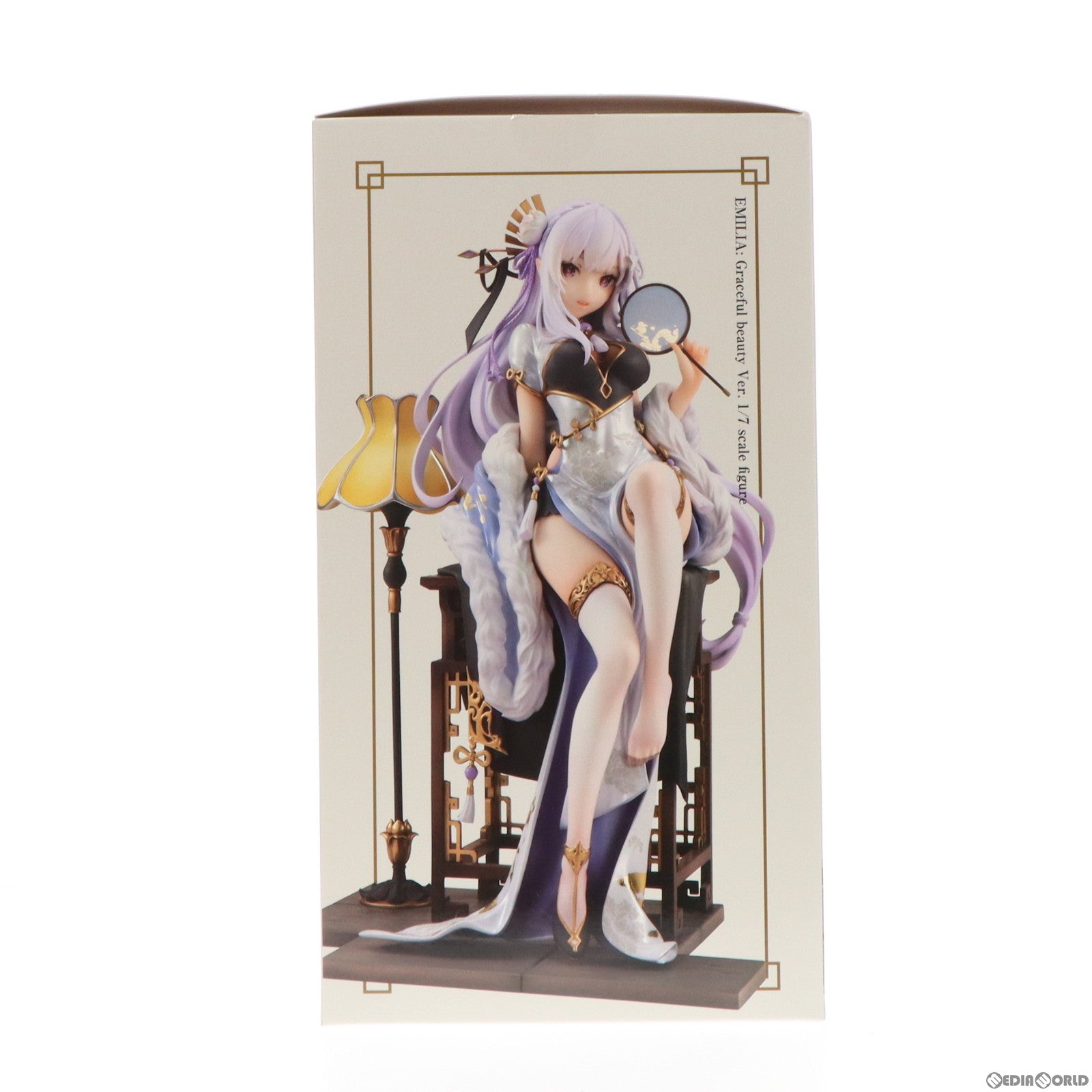【中古即納】[FIG] カドカワストア限定 KDcolle エミリア優雅美人ver. Re:ゼロから始める異世界生活 1/7 完成品 フィギュア KADOKAWA(カドカワ)(20230331)