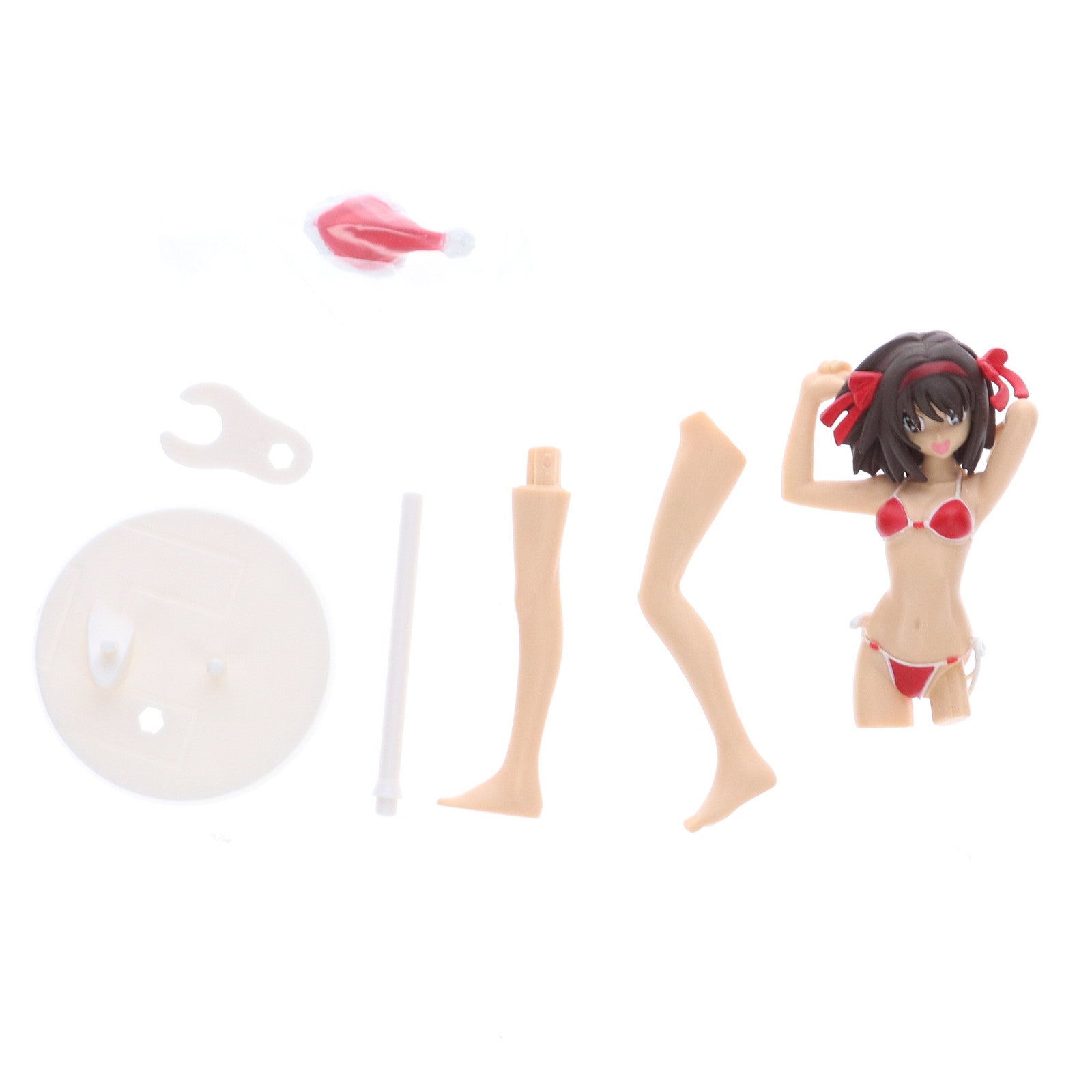 【中古即納】[FIG] (フィギュア単品) HGIF 涼宮ハルヒ(すずみやはるひ) サンタ水着Ver. PSPソフト 涼宮ハルヒの約束 予約特典 完成品 フィギュア バンダイ(20071227)