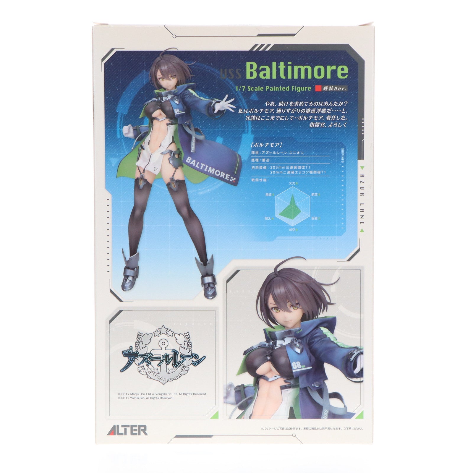【中古即納】[FIG] ボルチモア 軽装Ver. アズールレーン 1/7 完成品 フィギュア アルター(20230126)