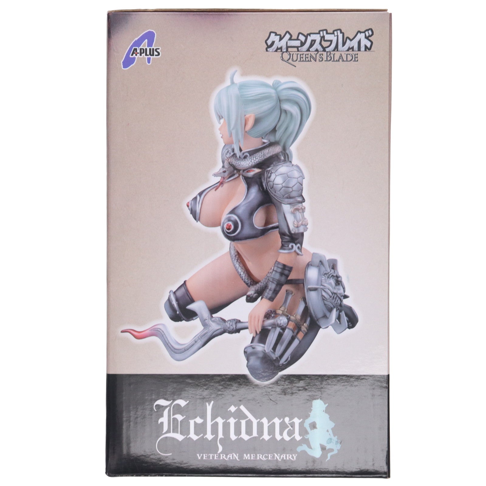 【中古即納】[FIG] 歴戦の傭兵 エキドナ BLACK Ver. クイーンズブレイド 1/4.5 完成品 フィギュア A+(エイプラス)(20120131)