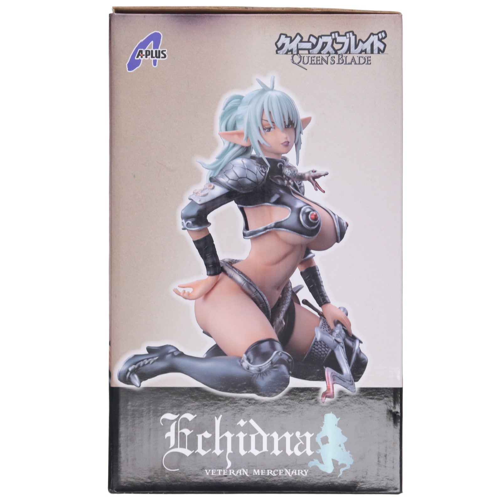 【中古即納】[FIG] 歴戦の傭兵 エキドナ BLACK Ver. クイーンズブレイド 1/4.5 完成品 フィギュア A+(エイプラス)(20120131)