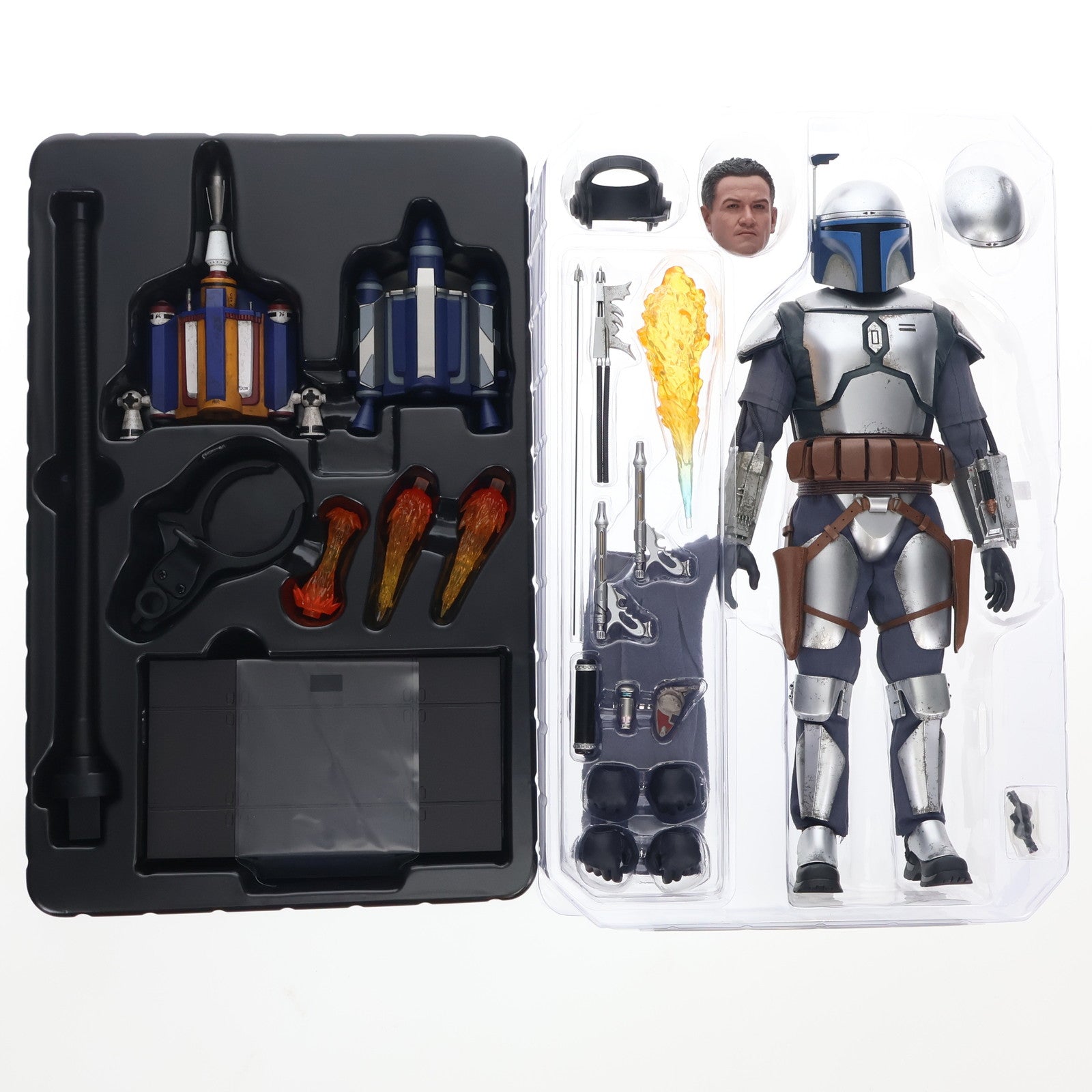【中古即納】[FIG] ムービー・マスターピース ジャンゴ・フェット STAR WARS(スター・ウォーズ) エピソード2/クローンの攻撃 1/6 完成品 可動フィギュア(MM#589) ホットトイズ(20220629)