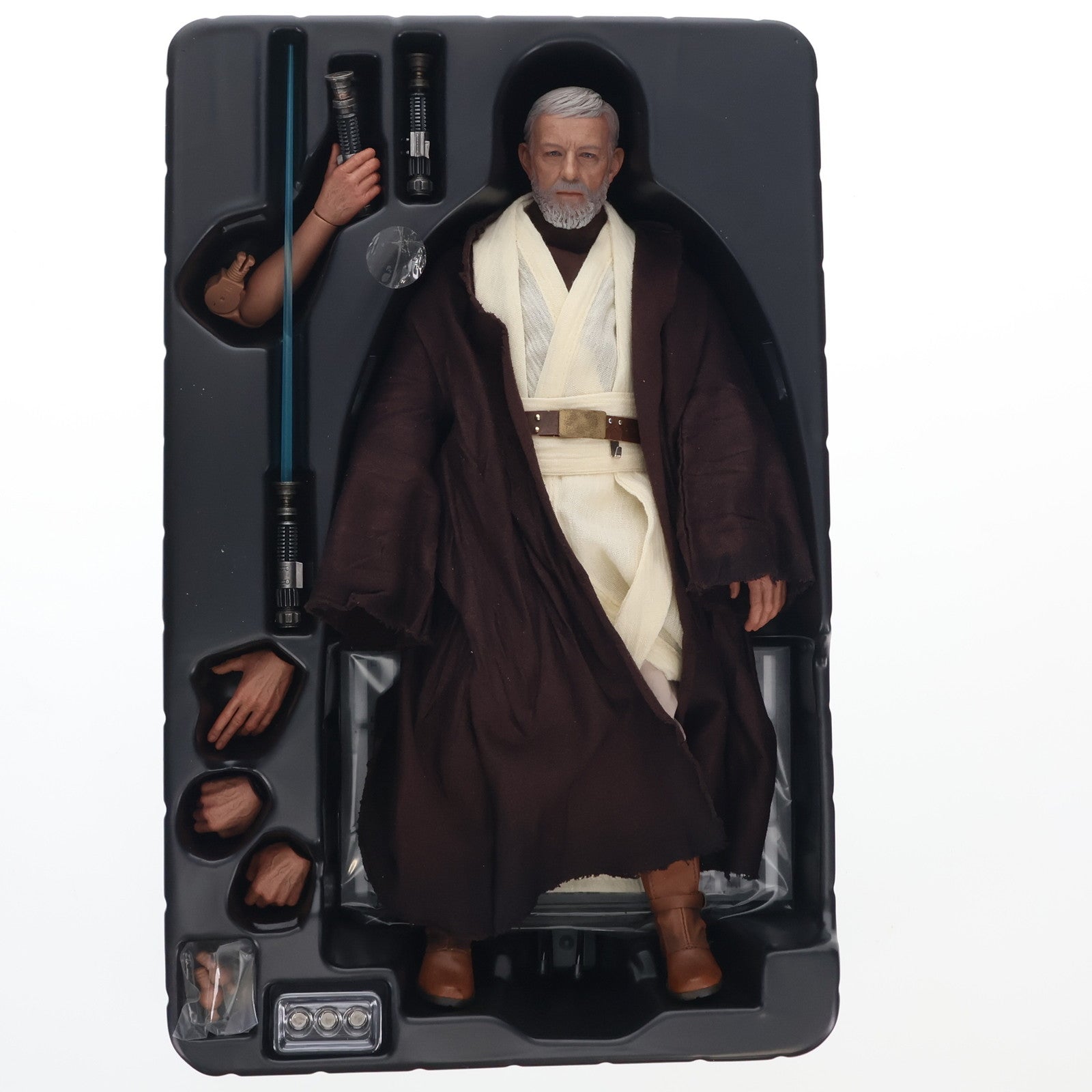 【中古即納】[FIG] ムービー・マスターピース オビ=ワン・ケノービ STAR WARS(スター・ウォーズ) エピソード4/新たなる希望 1/6 完成品 可動フィギュア(MM#283) ホットトイズ(20151030)