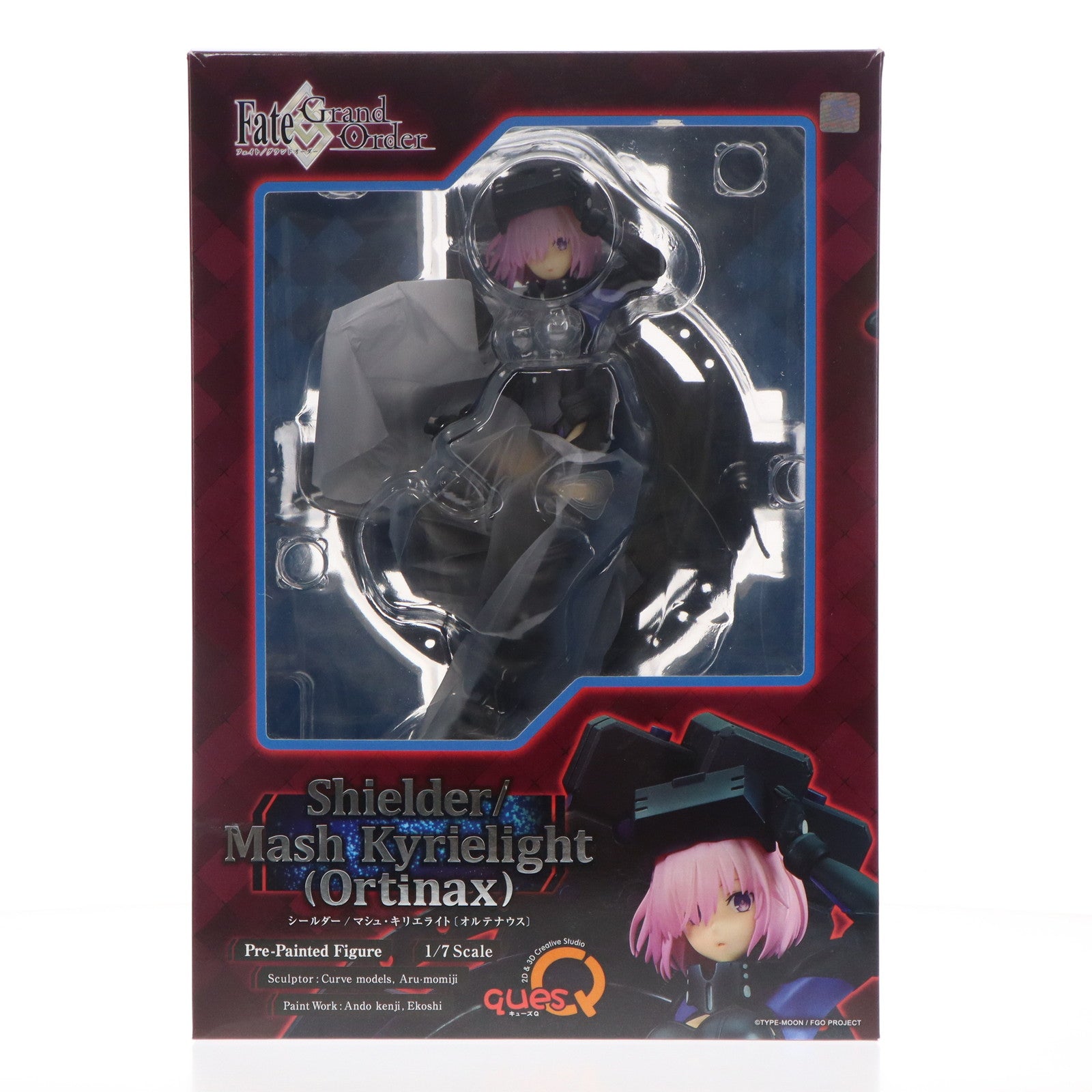 【中古即納】[FIG] シールダー/マシュ・キリエライト〔オルテナウス〕 Fate/Grand Order(フェイト/グランドオーダー) 1/7 完成品 フィギュア キューズQ(20220423)