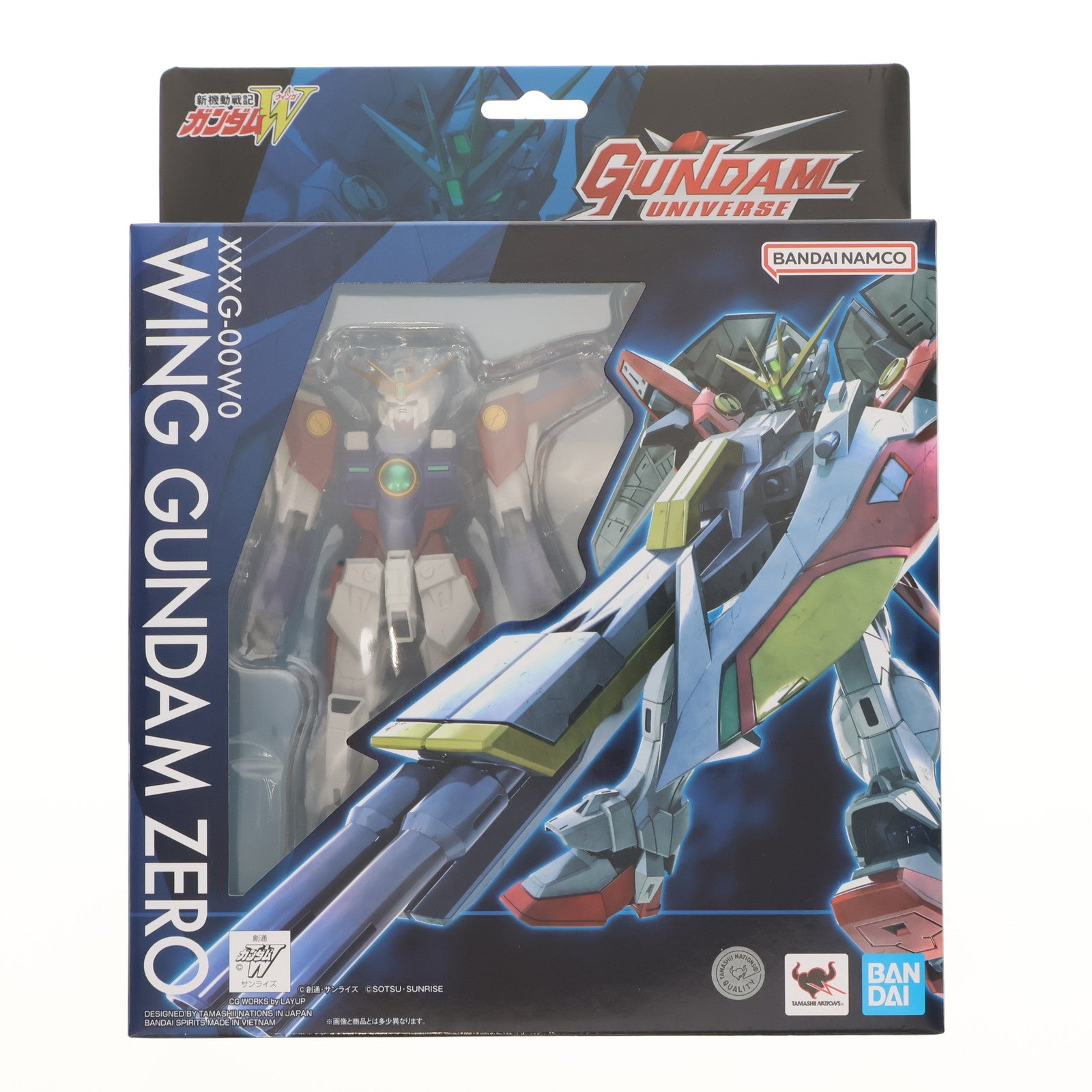 【中古即納】[FIG] GUNDAM UNIVERSE(ガンダムユニバース) XXXG-00W0 WING GUNDAM ZERO(ウイングガンダムゼロ) 新機動戦記ガンダムW(ウイング) 完成品 可動フィギュア バンダイスピリッツ(20250628)