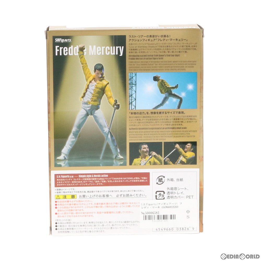 【中古即納】[FIG] S.H.Figuarts(フィギュアーツ) フレディ・マーキュリー Queen(クイーン) 完成品 可動フィギュア バンダイ(20160326)