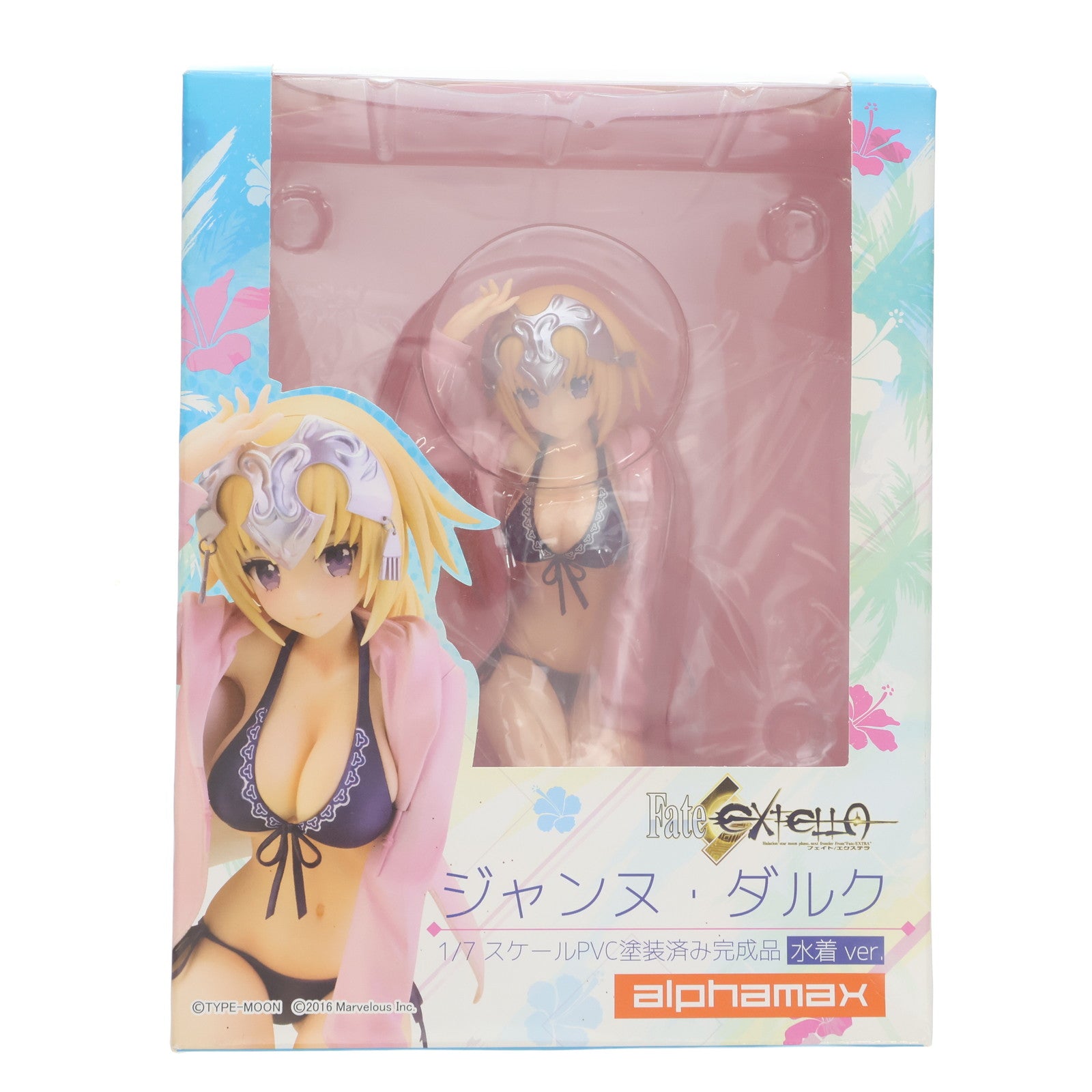 【中古即納】[FIG] ジャンヌ・ダルク 水着Ver. Fate/EXTELLA(フェイト/エクステラ) 1/7 完成品 フィギュア(AX-0165) アルファマックス(20180901)