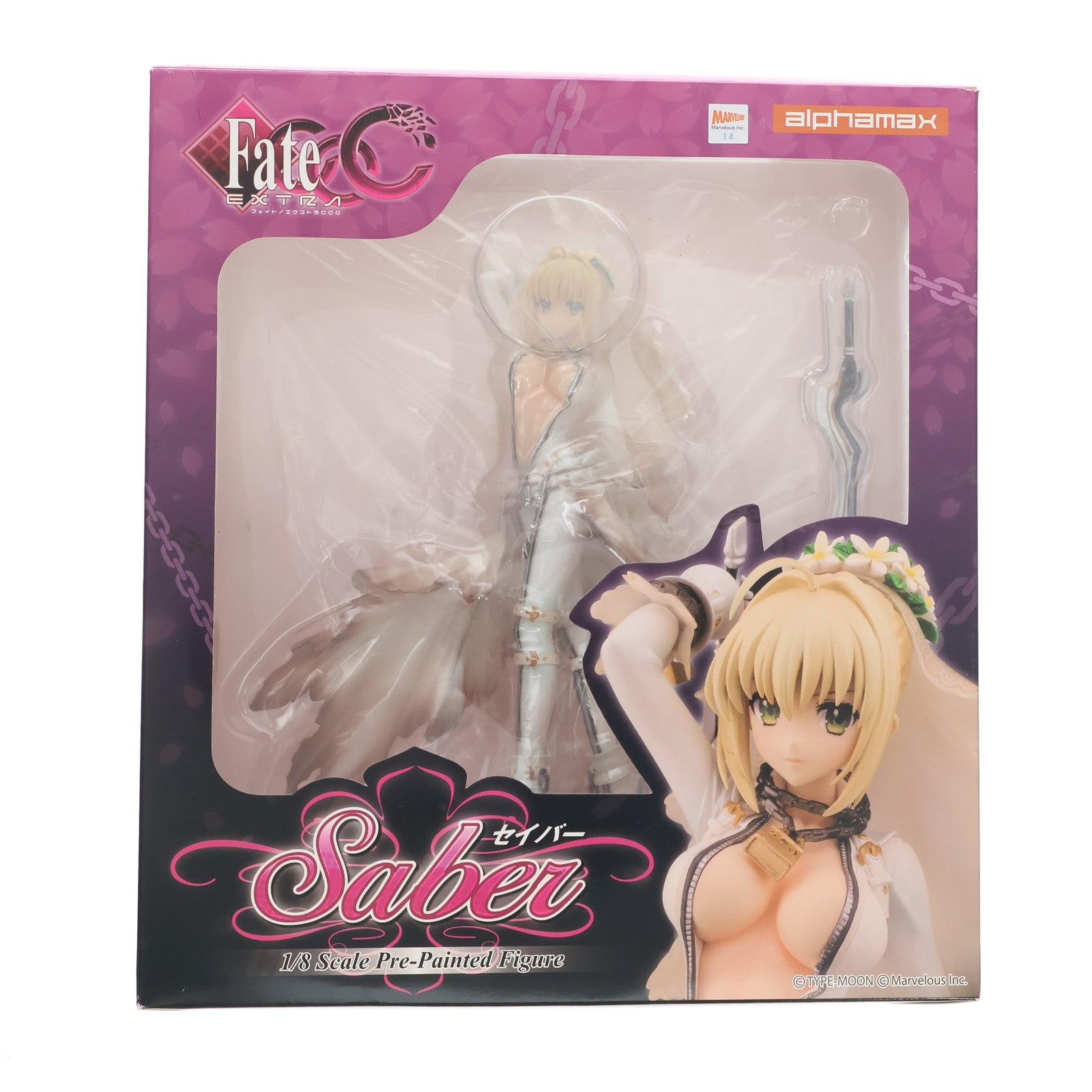 【中古即納】[FIG] (再販) セイバー Fate/EXTRA CCC(フェイト/エクストラ CCC) 1/8 完成品 フィギュア(AX-0169) アルファマックス(20170820)