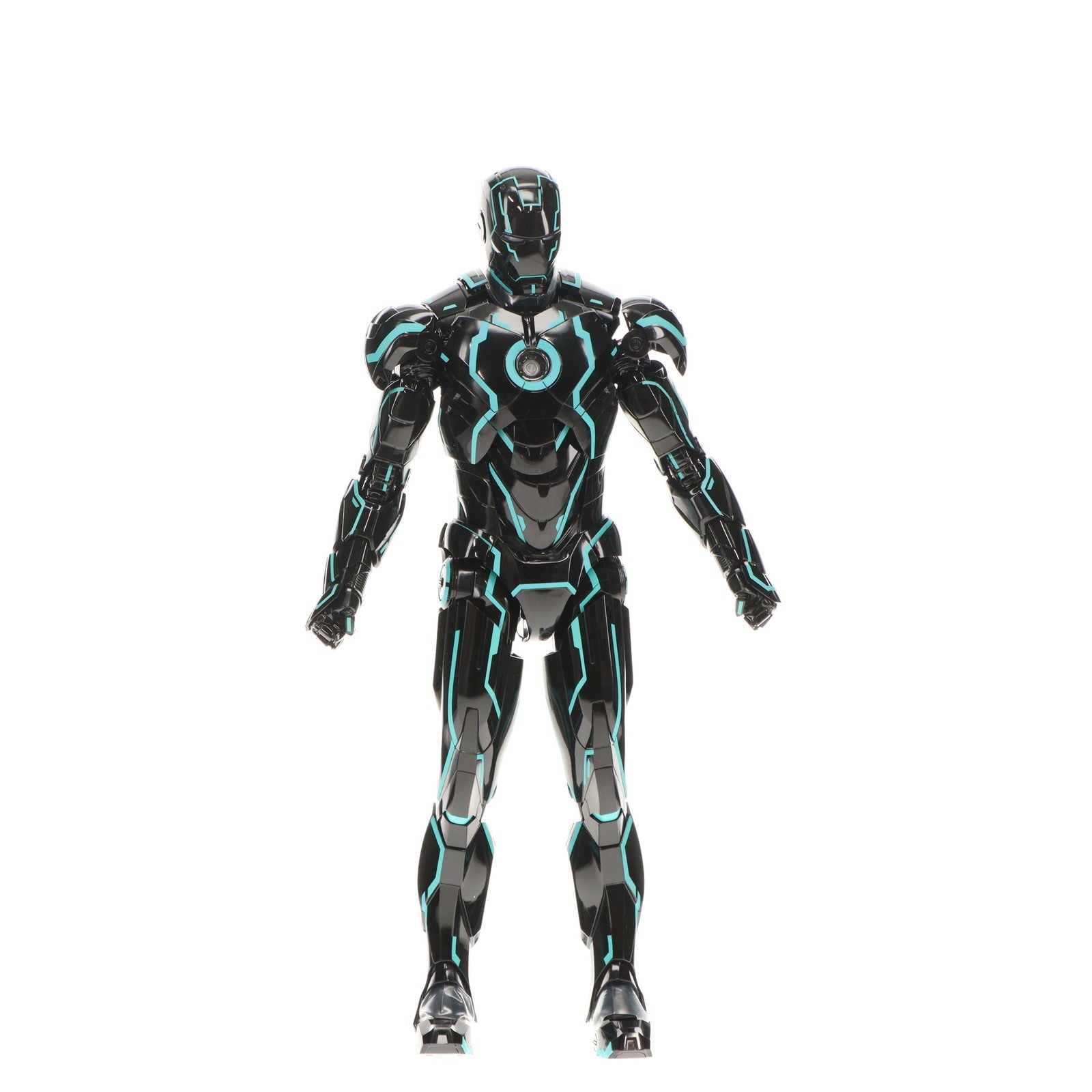 【中古即納】[FIG] トイサピエンス限定 ムービー・マスターピース DIECAST アイアンマン・マーク4(ネオンテック版)[パワードスーツ装着機付き] アイアンマン2 1/6 完成品 可動フィギュア(MM#672D50) ホットトイズ(20230228)