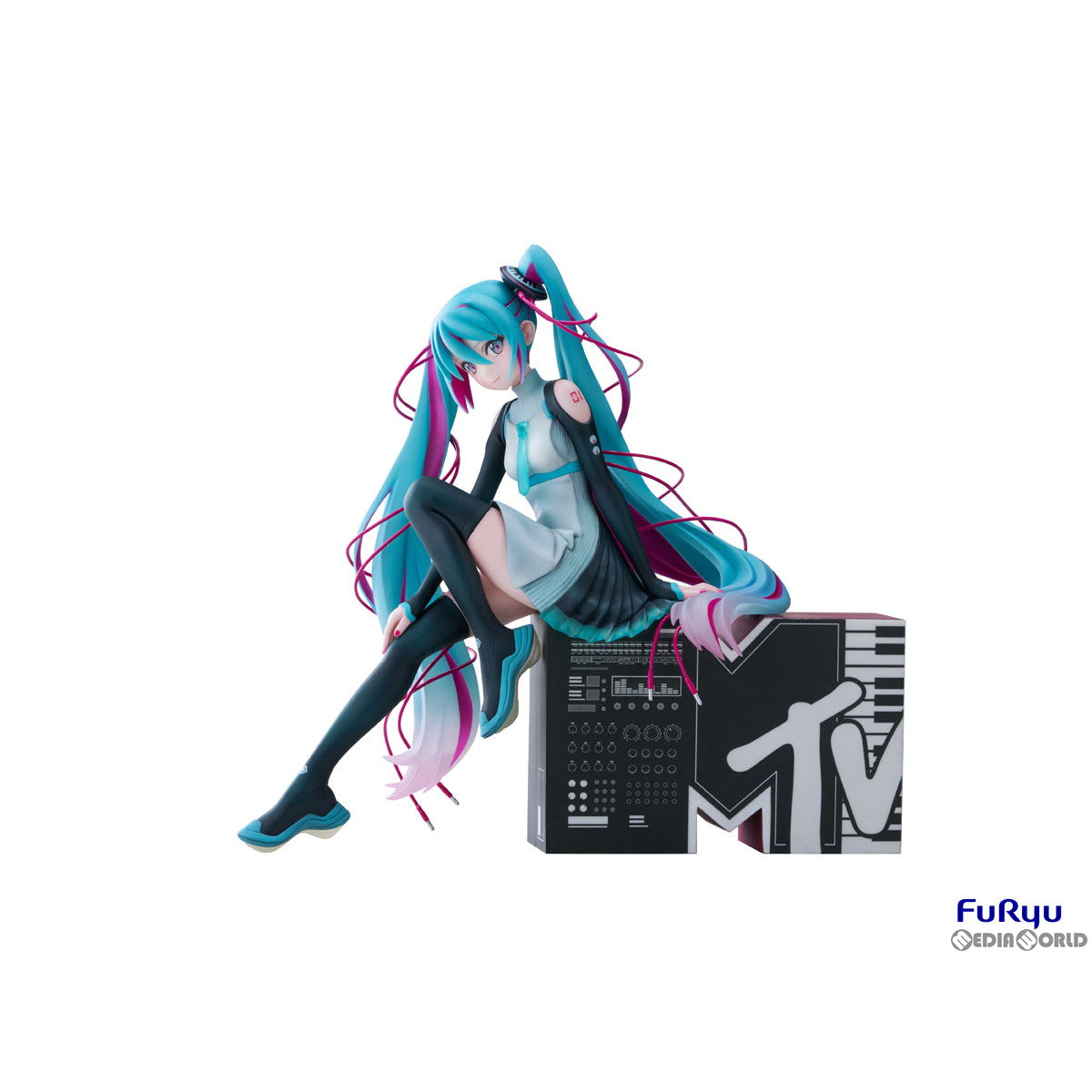 【中古即納】[FIG] 初音ミク×MTV キャラクター・ボーカル・シリーズ01 初音ミク 1/7 完成品 フィギュア(AMU-FNX913) フリュー(20250228)