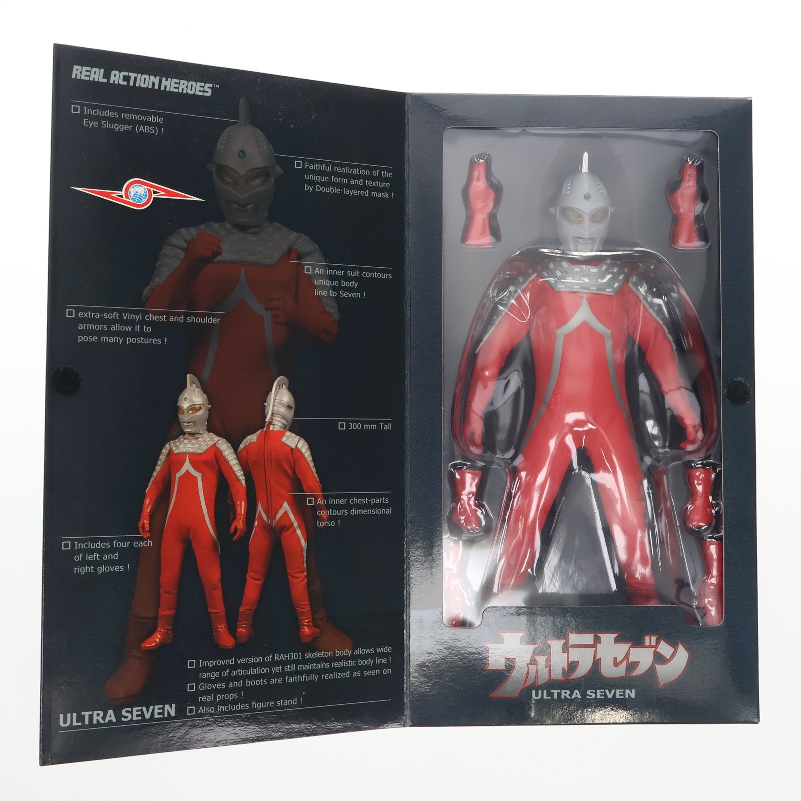 【中古即納】[FIG] リアルアクションヒーローズ No.235 RAH ウルトラセブン 完成品 可動フィギュア メディコム・トイ(20070901)