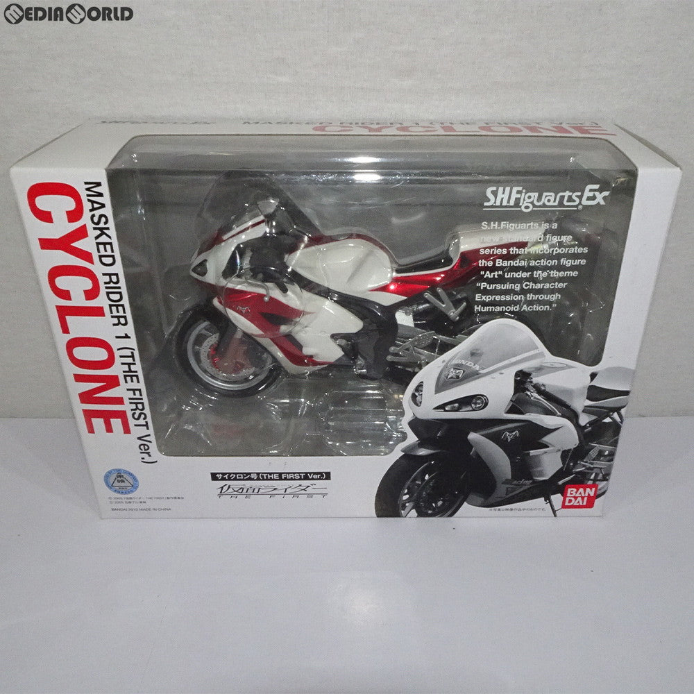 【中古即納】[FIG] S.H.Figuarts(フィギュアーツ) サイクロン号(THE FIRST Ver.) 仮面ライダー THE FIRST 完成品 可動フィギュア バンダイ(20101009)