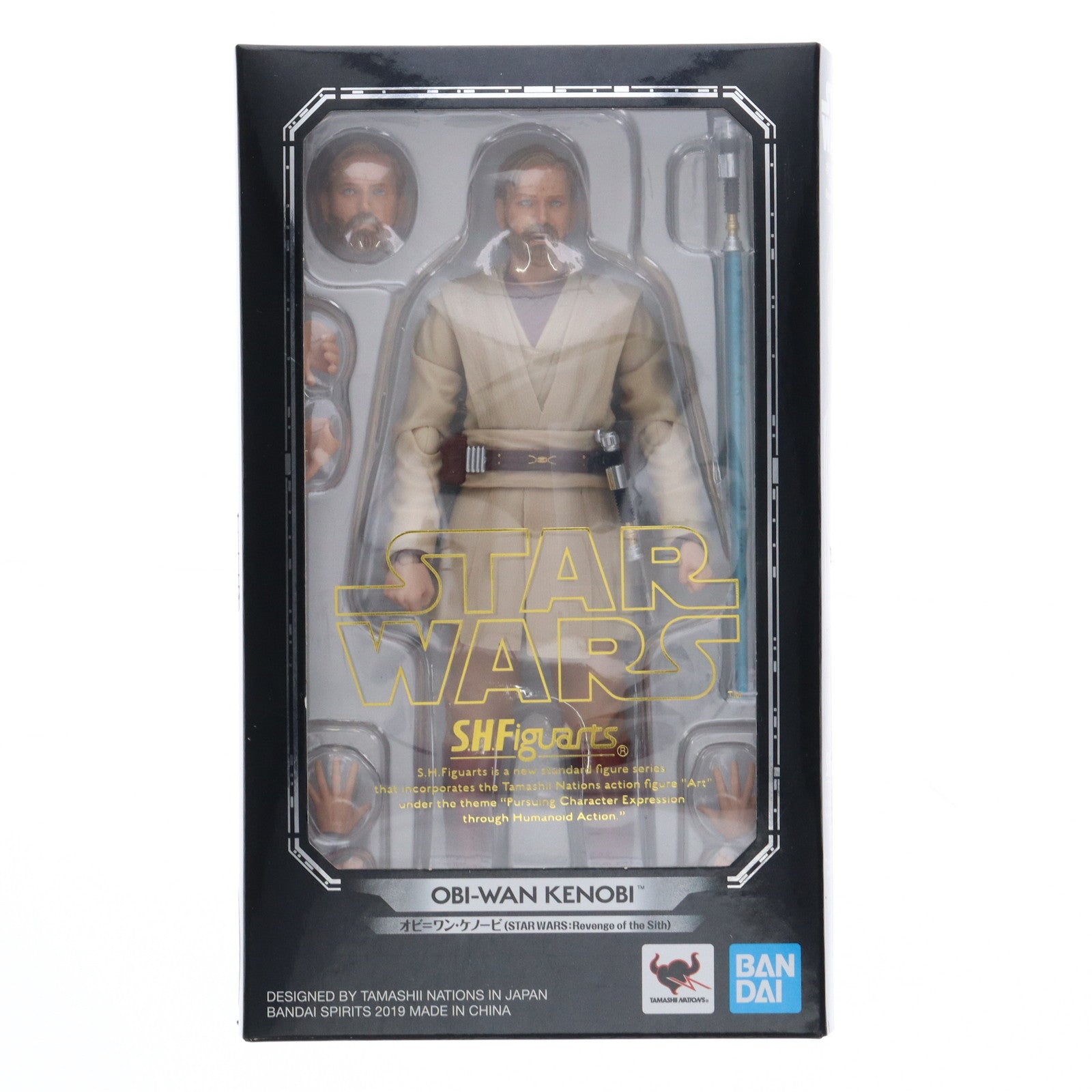 【中古即納】[FIG] S.H.Figuarts(フィギュアーツ) オビ=ワン・ケノービ(STAR WARS:Revenge of the Sith) スターウォーズ エピソード3/シスの復讐 完成品 可動フィギュア バンダイスピリッツ(20190216)