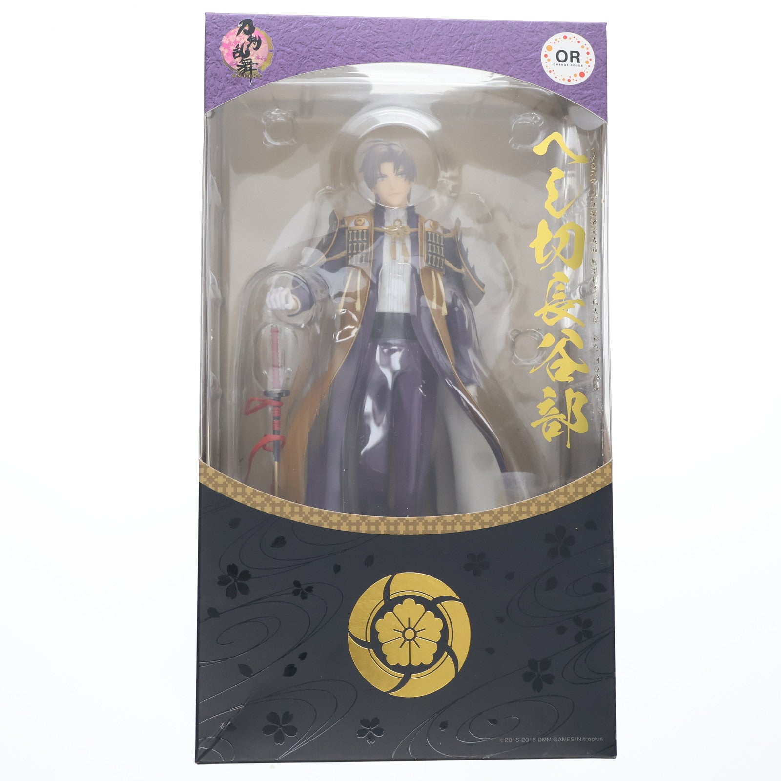 【中古即納】[FIG] へし切長谷部(へしきりはせべ) 刀剣乱舞-ONLINE- 1/8 完成品 フィギュア オランジュ・ルージュ(20180610)