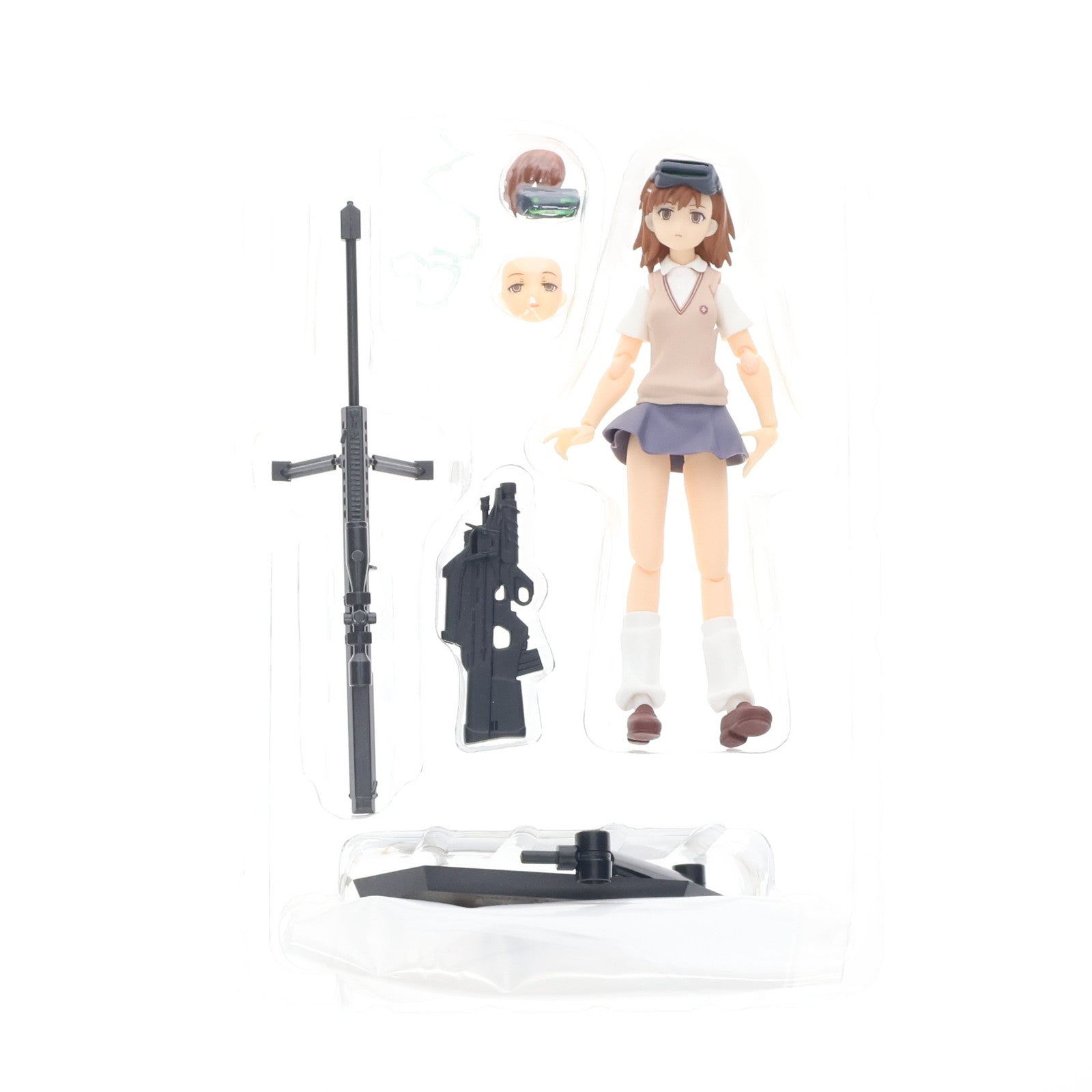 【中古即納】[FIG] 電撃屋限定 figma(フィグマ) SP-020 ミサカ とある魔術の禁書目録 完成品 可動フィギュア アスキー・メディアワークス(20110531)