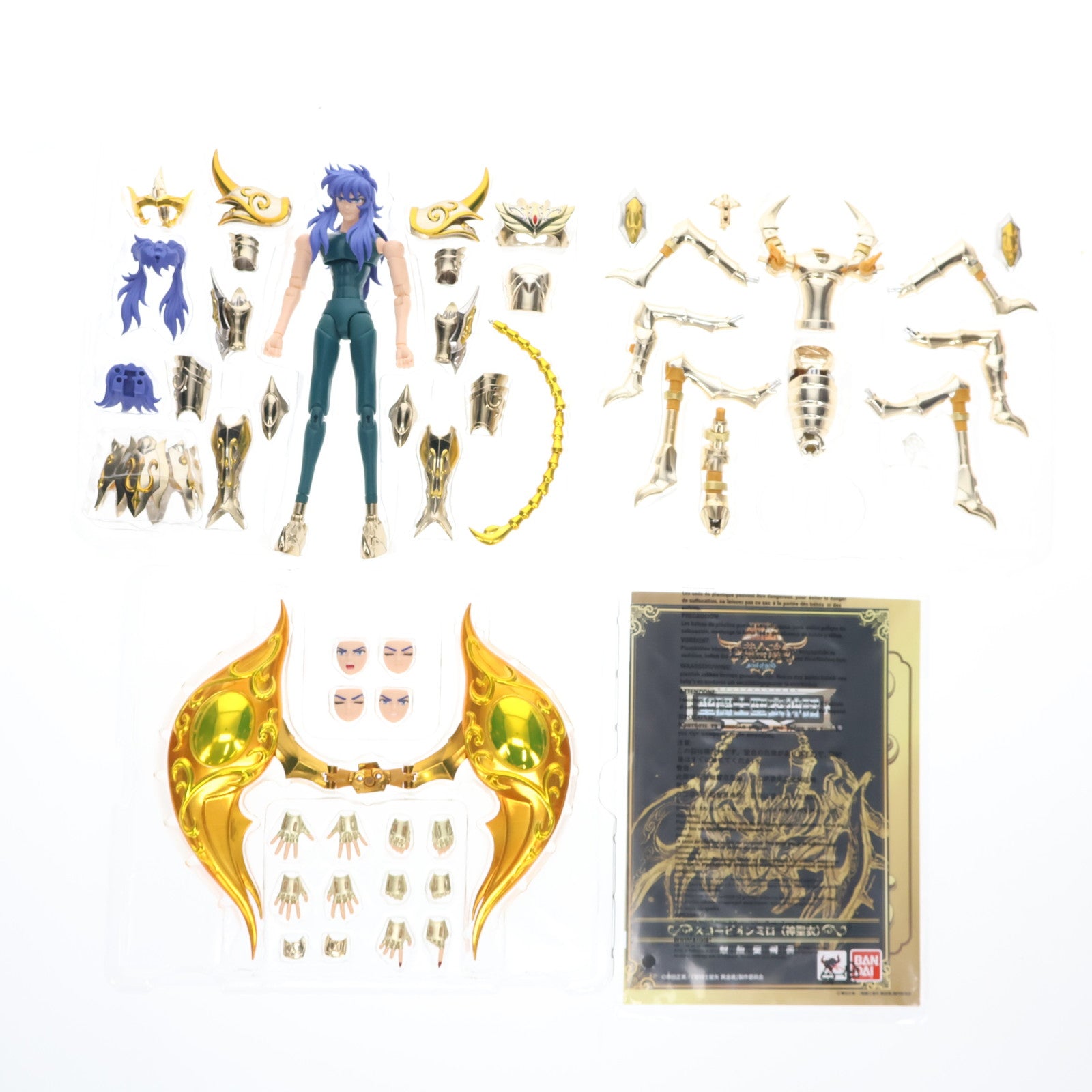 【中古即納】[FIG] 聖闘士聖衣神話EX スコーピオンミロ(神聖衣) 聖闘士星矢 黄金魂-soul of gold- 完成品 可動フィギュア バンダイ(20170722)